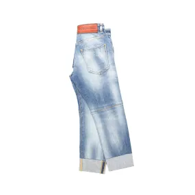 Jeans Chiaro Stone Washed Bambino E Teen