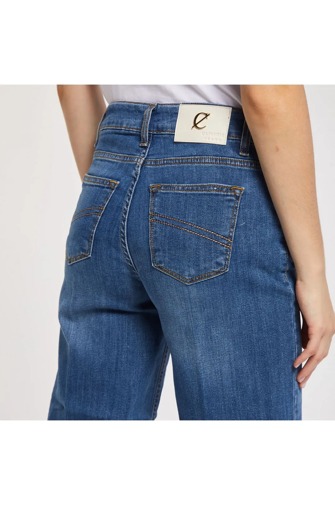 jeans greta modello culotte blu medio