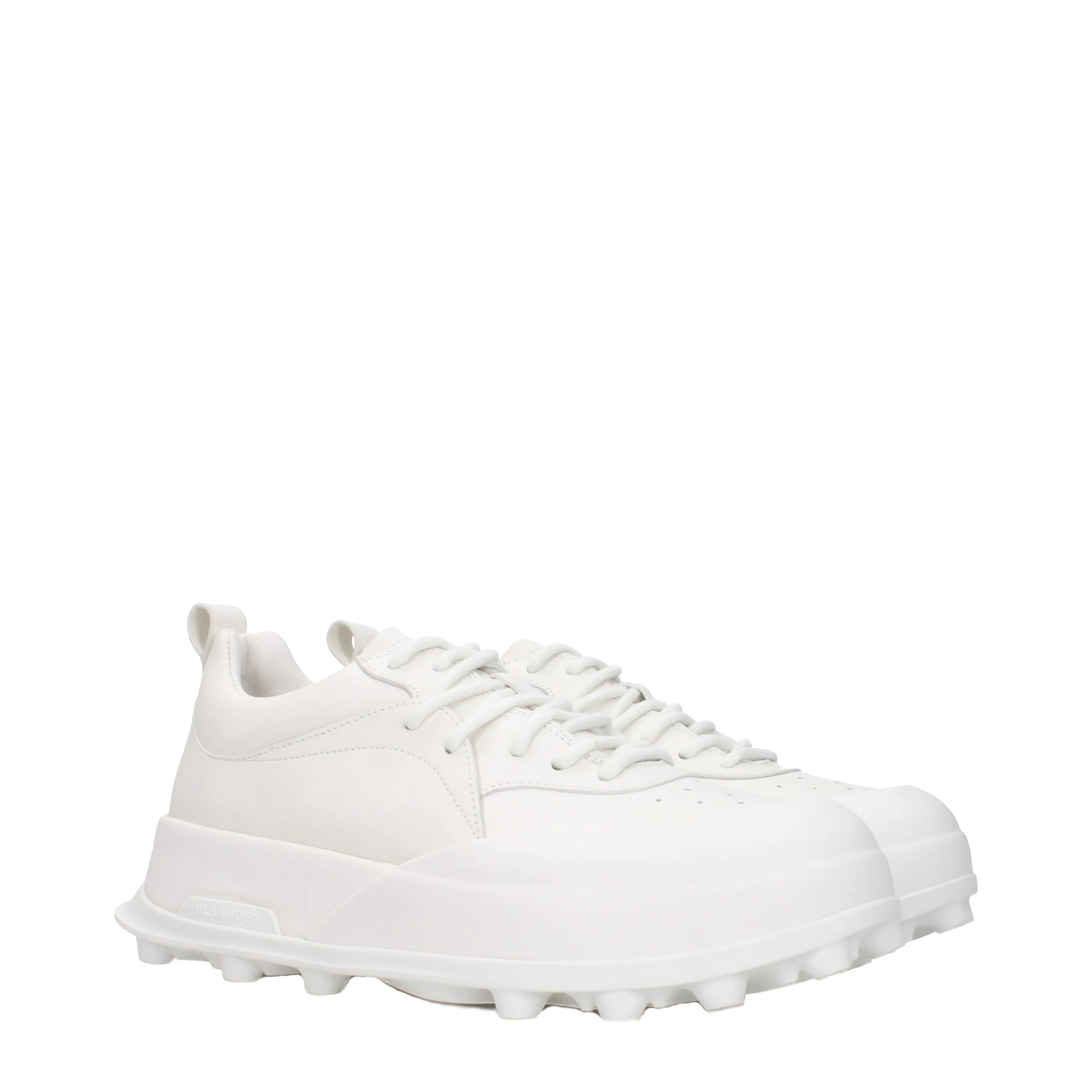 Jil Sander Sneakers Uomo Pelle Bianco