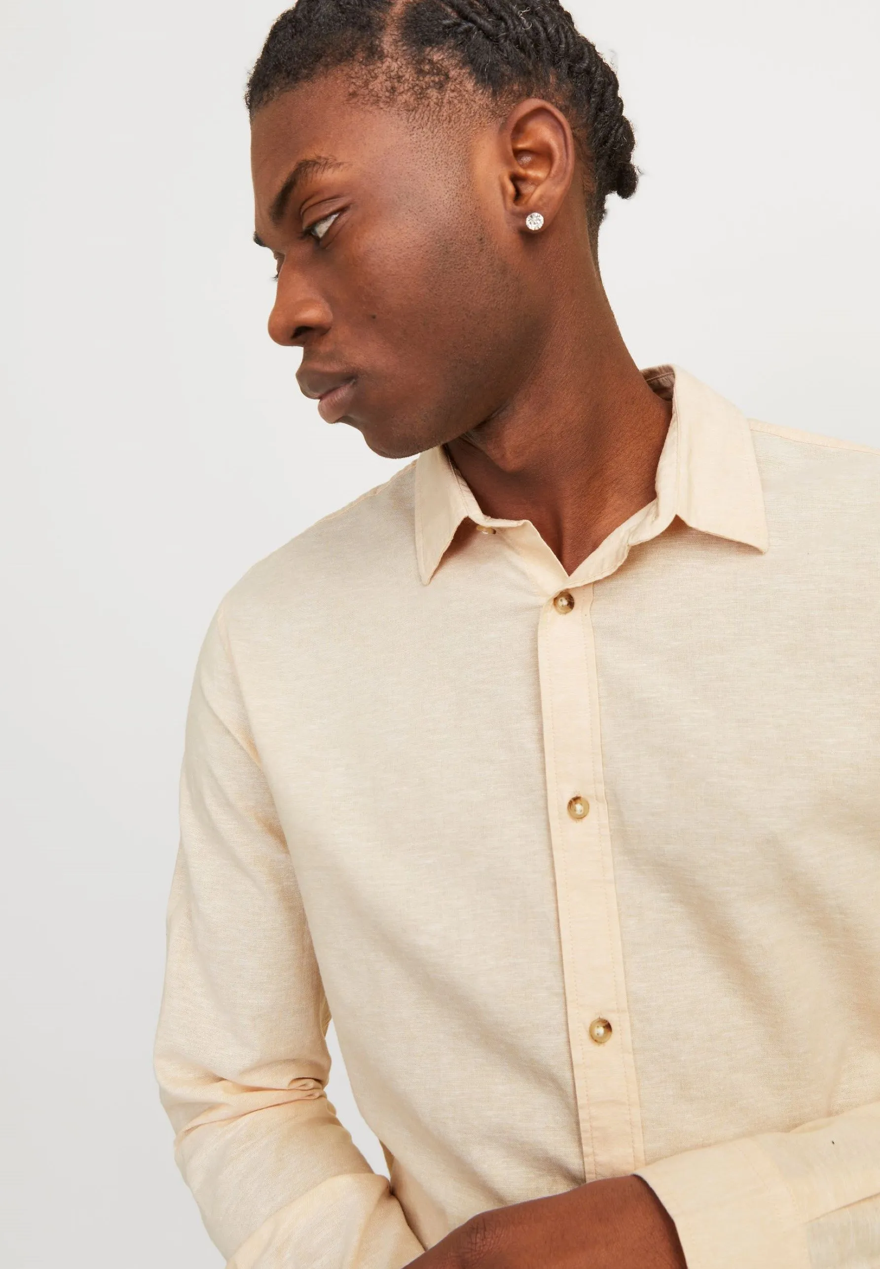 JJESUMMER LINEN MIX SHIRT - Camicia