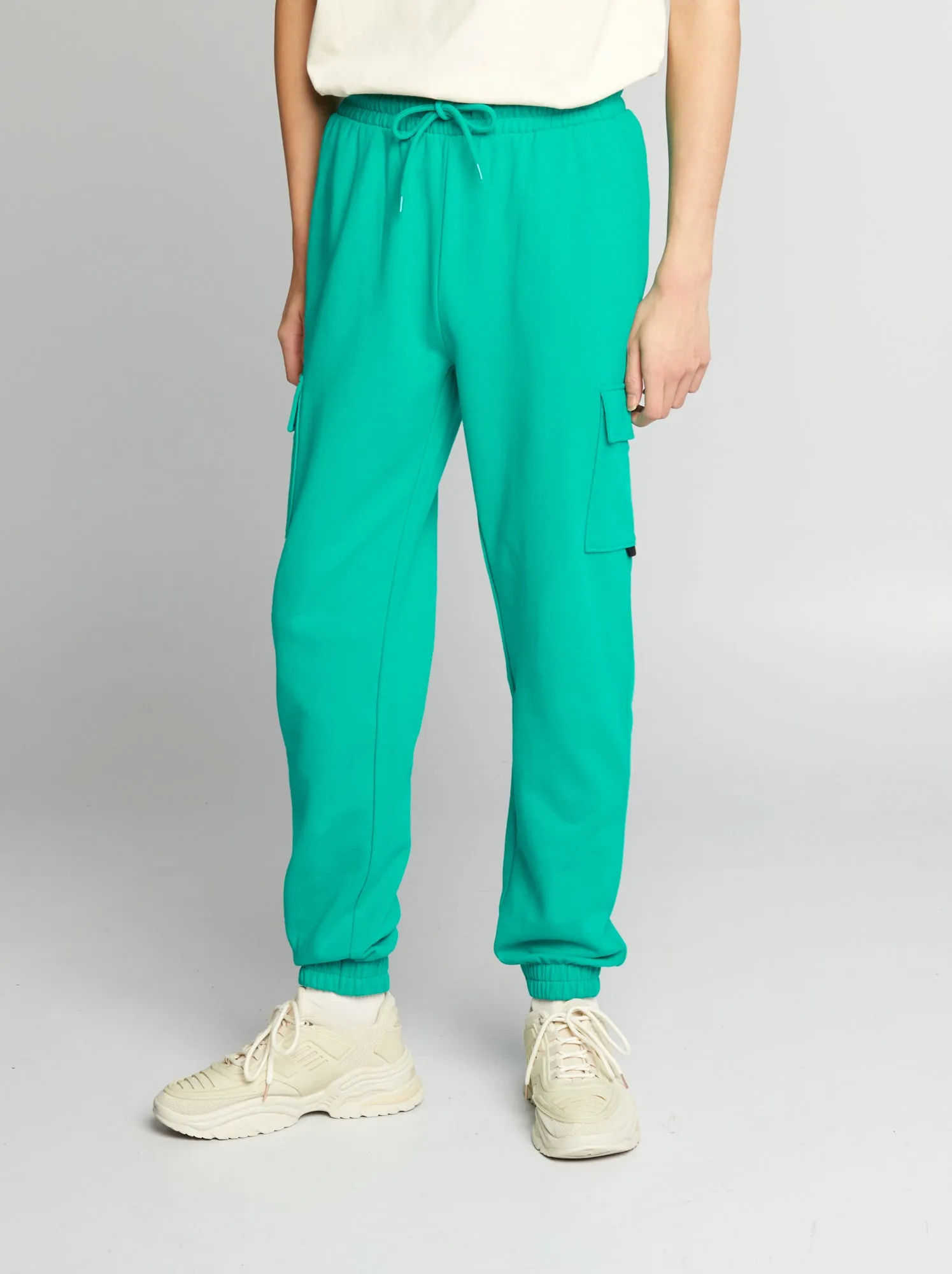 Joggers stile cargo - verde