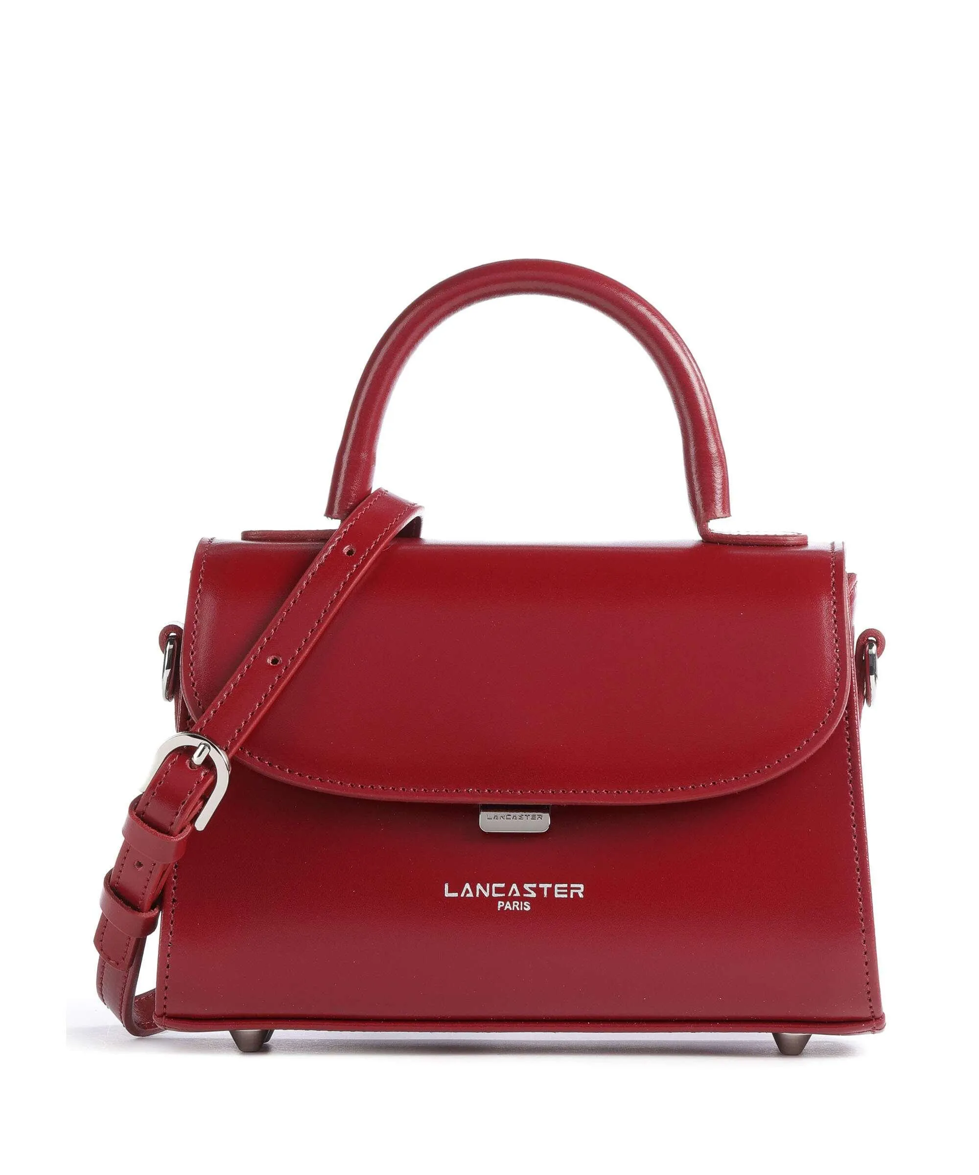  Lancaster Suave Even Borsa a mano pelle di vacchetta liscia rosso scuro  