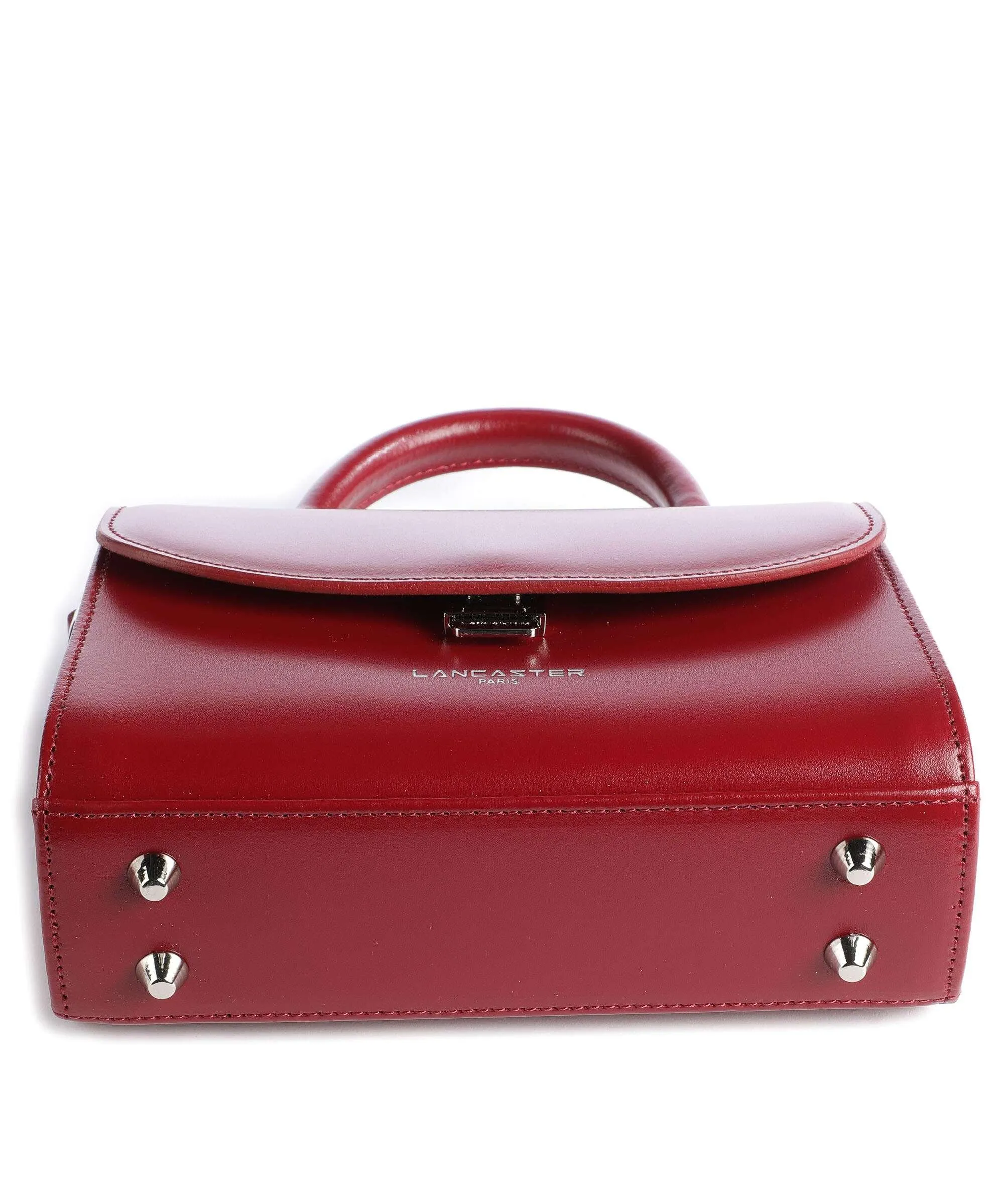  Lancaster Suave Even Borsa a mano pelle di vacchetta liscia rosso scuro  