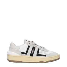 Lanvin Sneakers Clay Donna Tessuto Bianco/Nero