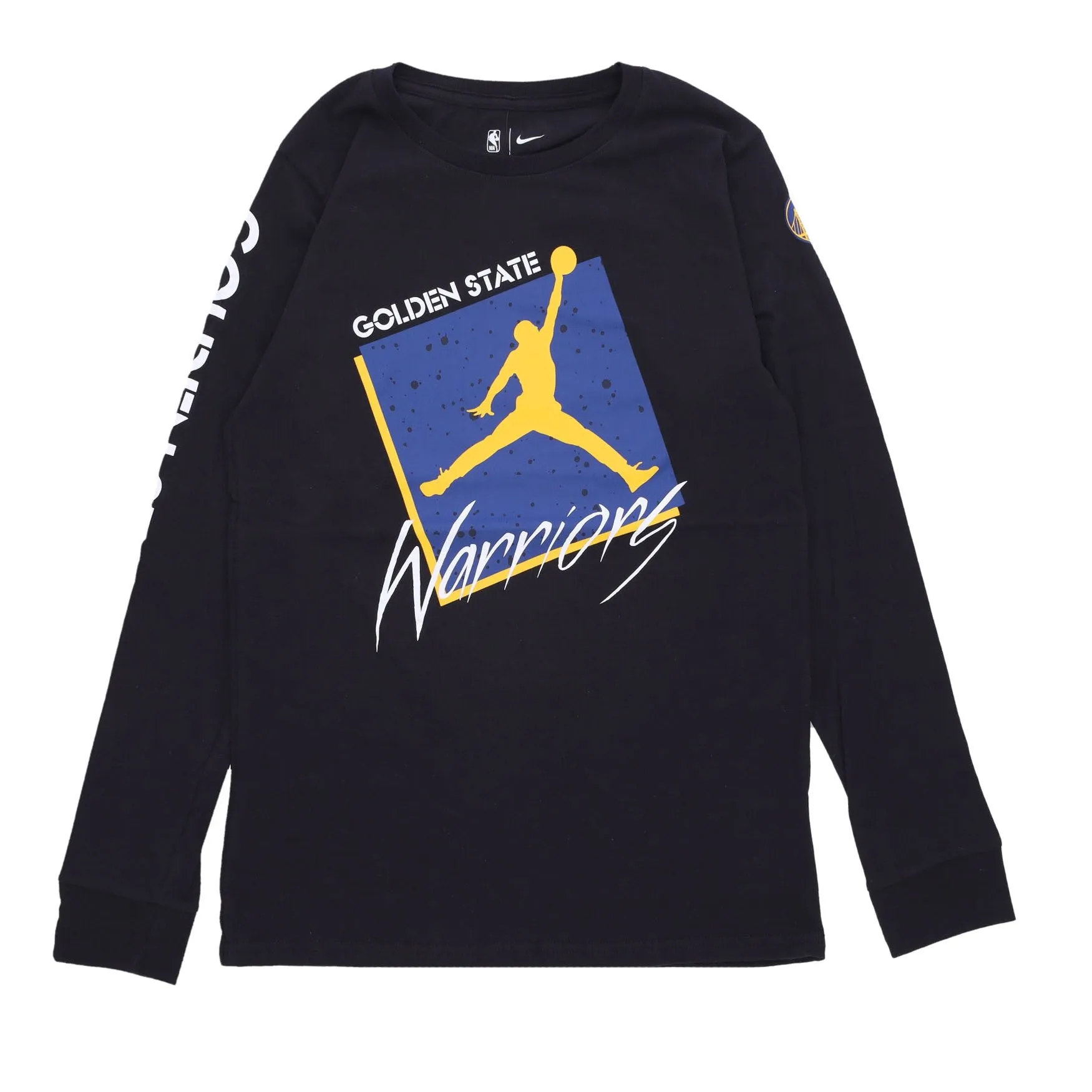 Maglietta Manica Lunga Ragazzo Nba Courtside Statement Max90 L/s Tee Golwar Original Team Colors