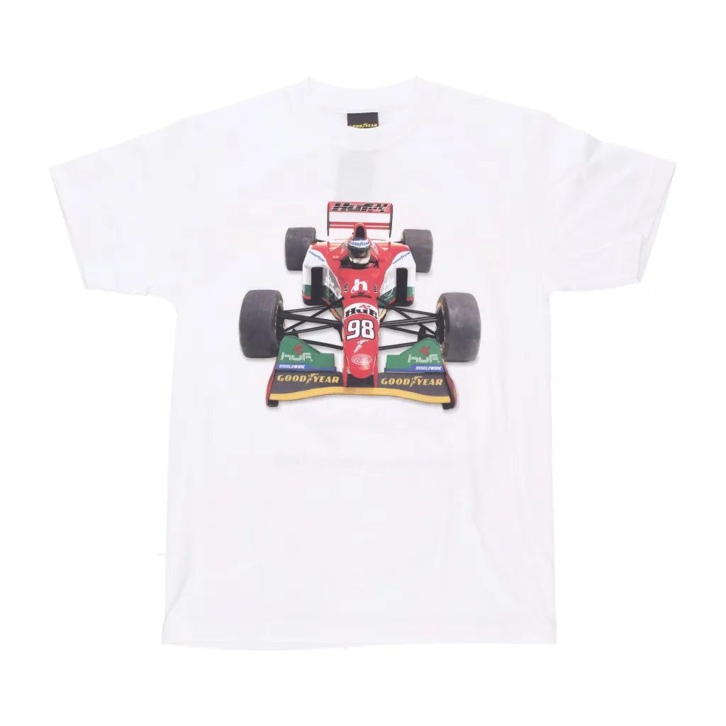 maglietta uomo f1 racing team tee x goodyear WHITE