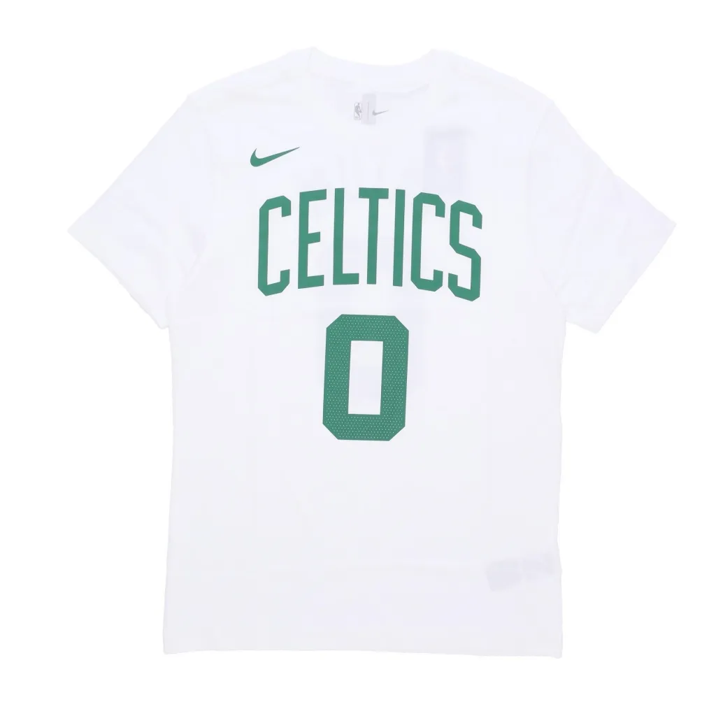 maglietta uomo nba essential tee no 0 jayson tatum boscel WHITE