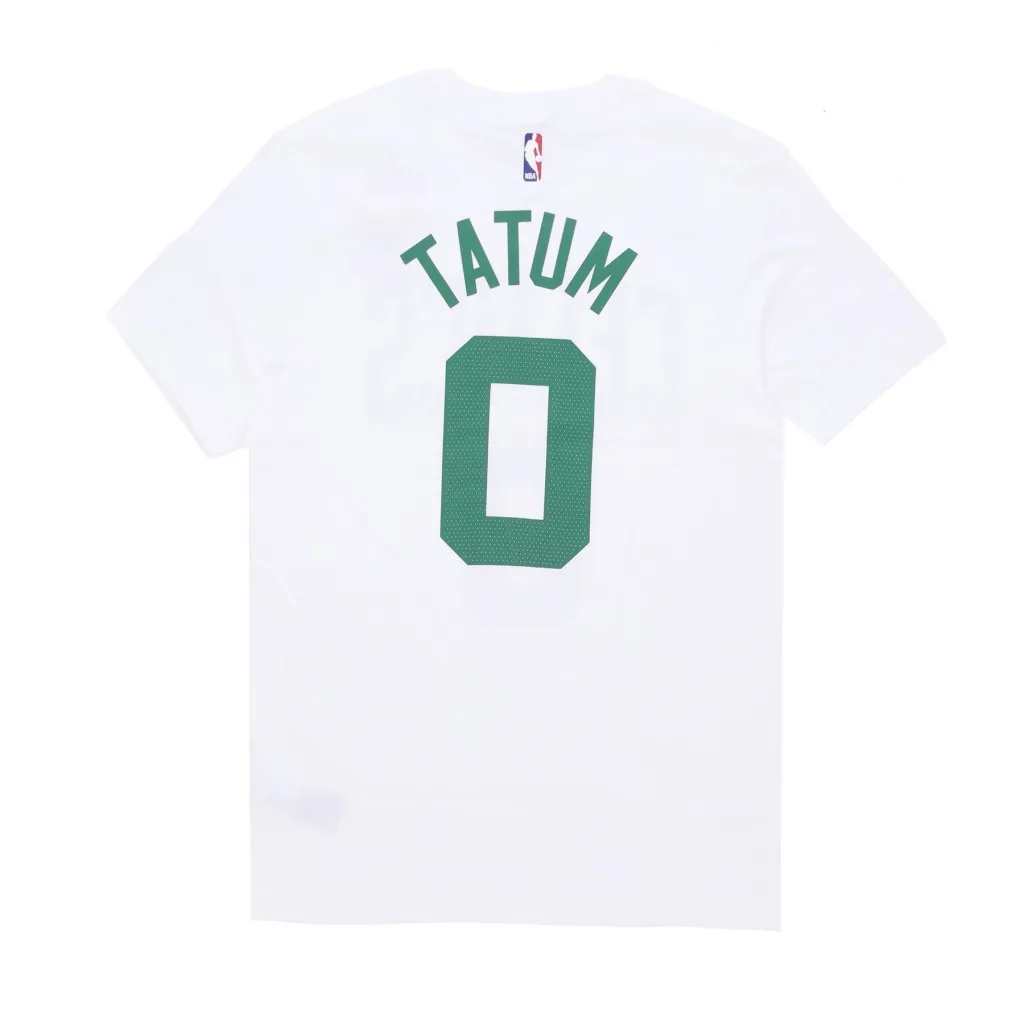 maglietta uomo nba essential tee no 0 jayson tatum boscel WHITE