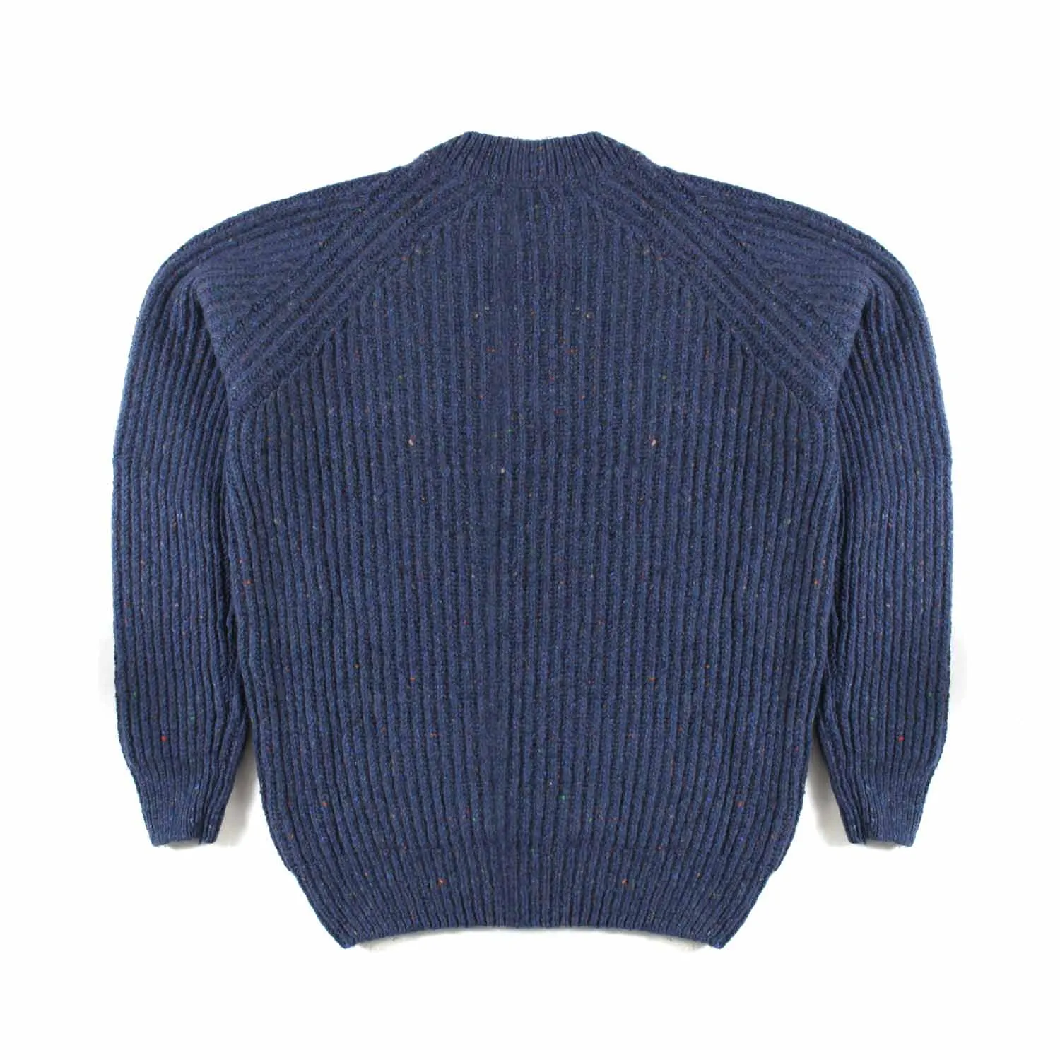 Maglione Blu Scuro Melange