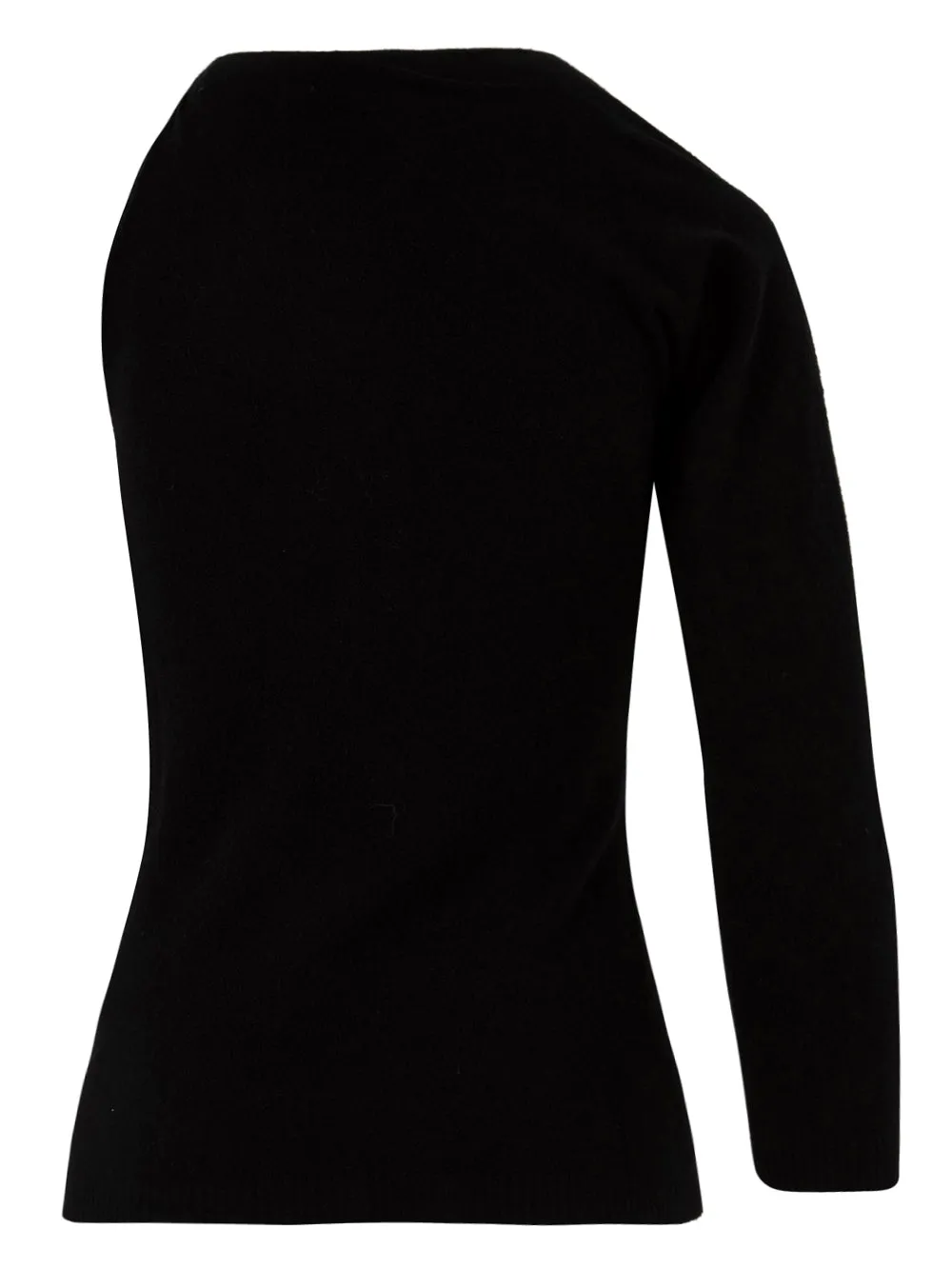 Maglione Donna nero monospalla