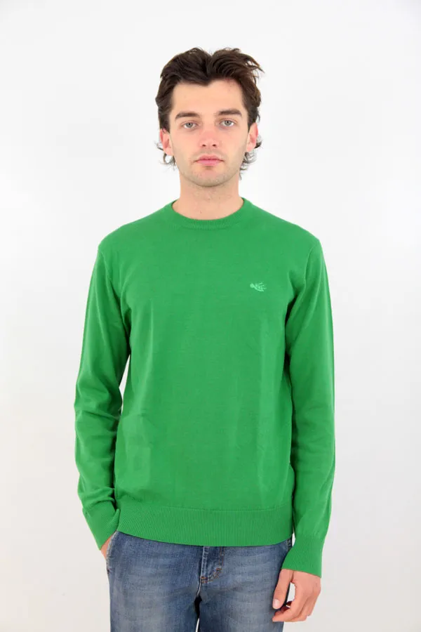 MAGLIONE GIROCOLLO OLIVER VERDE 