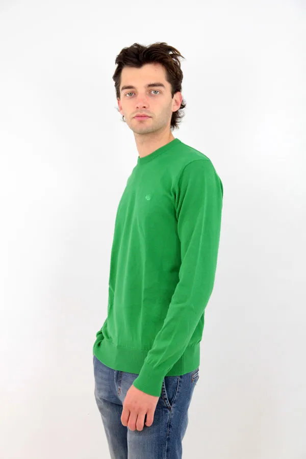 MAGLIONE GIROCOLLO OLIVER VERDE 