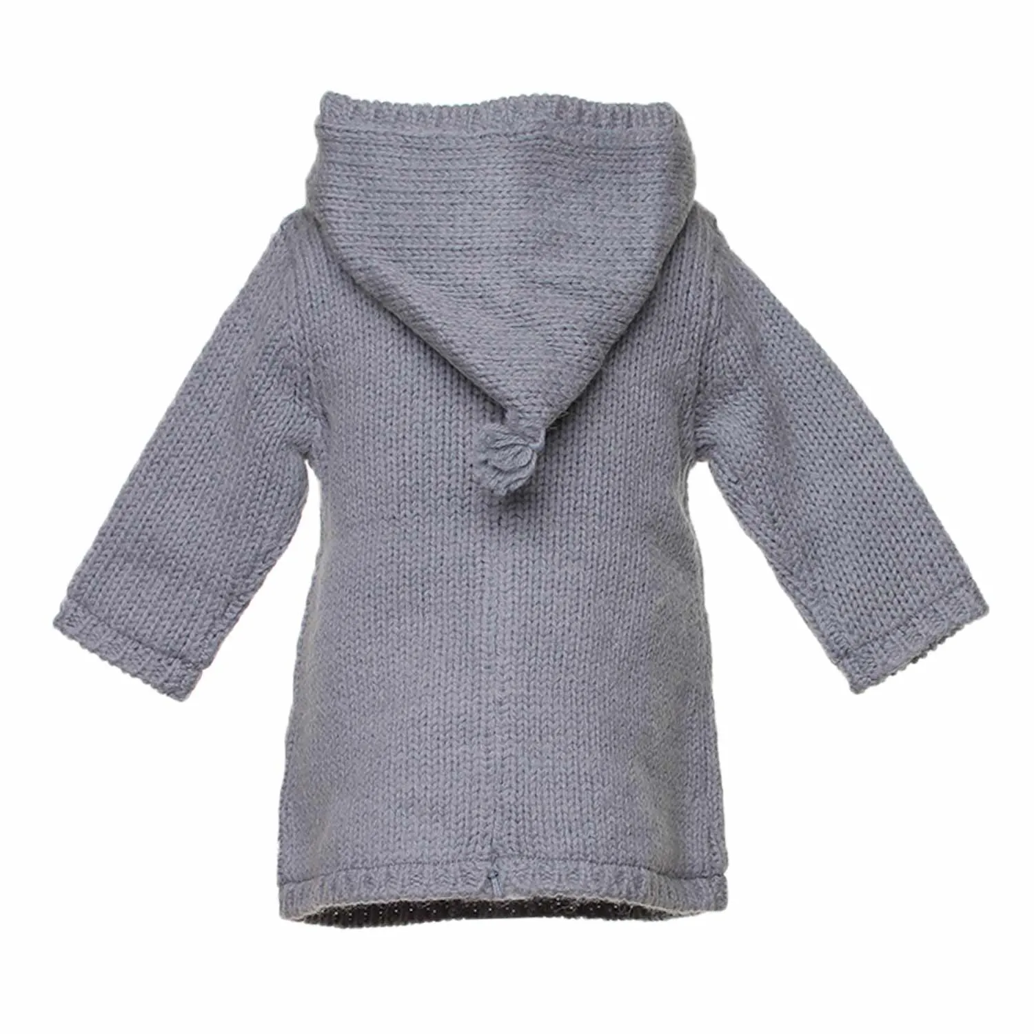 Maglione Hoodie Bebè Grigio