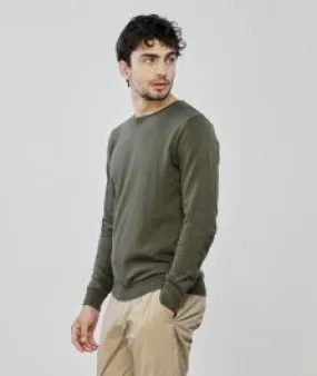 Maglione verde da uomo