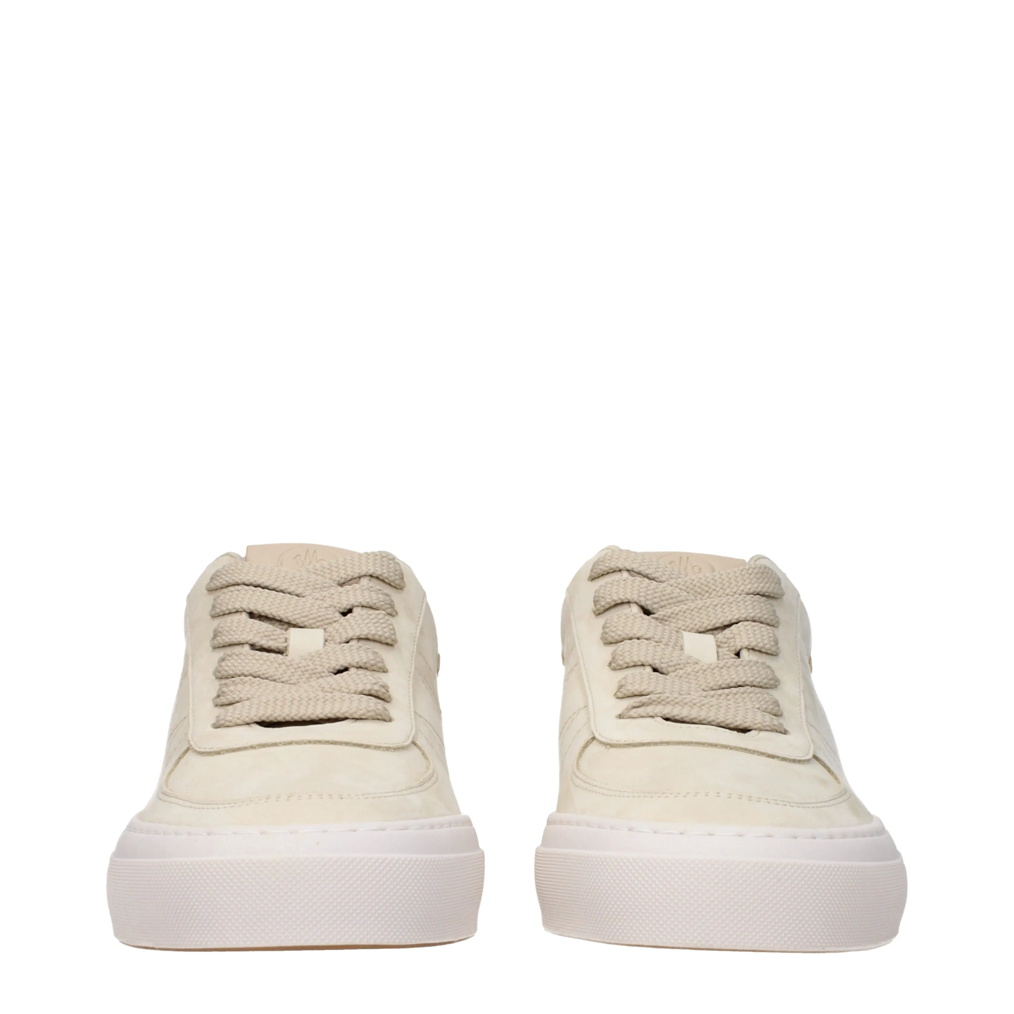 Moncler Sneakers Monclub Uomo Camoscio Beige