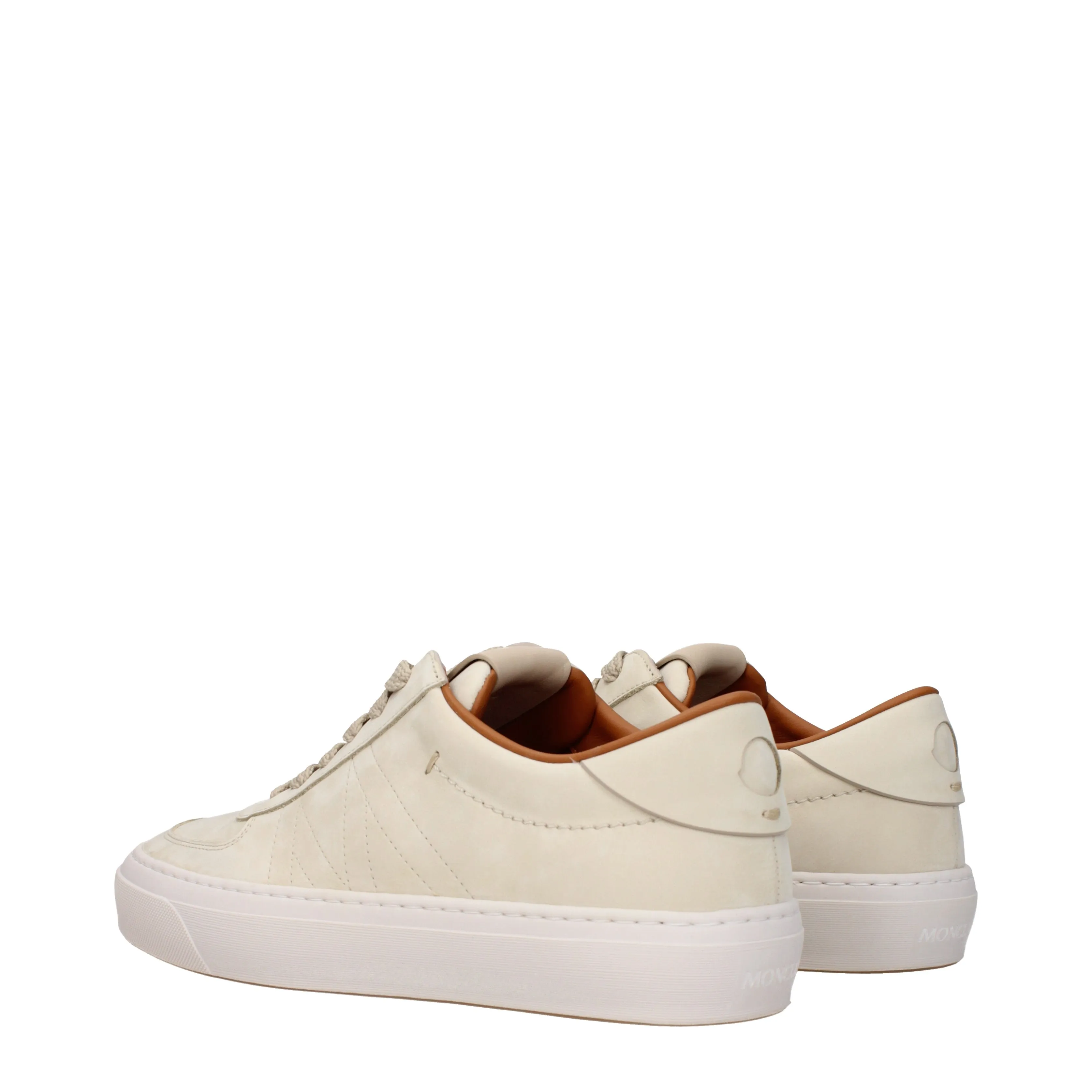 Moncler Sneakers Monclub Uomo Camoscio Beige