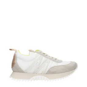 Moncler Sneakers Pacey Donna Tessuto Beige/Bianco