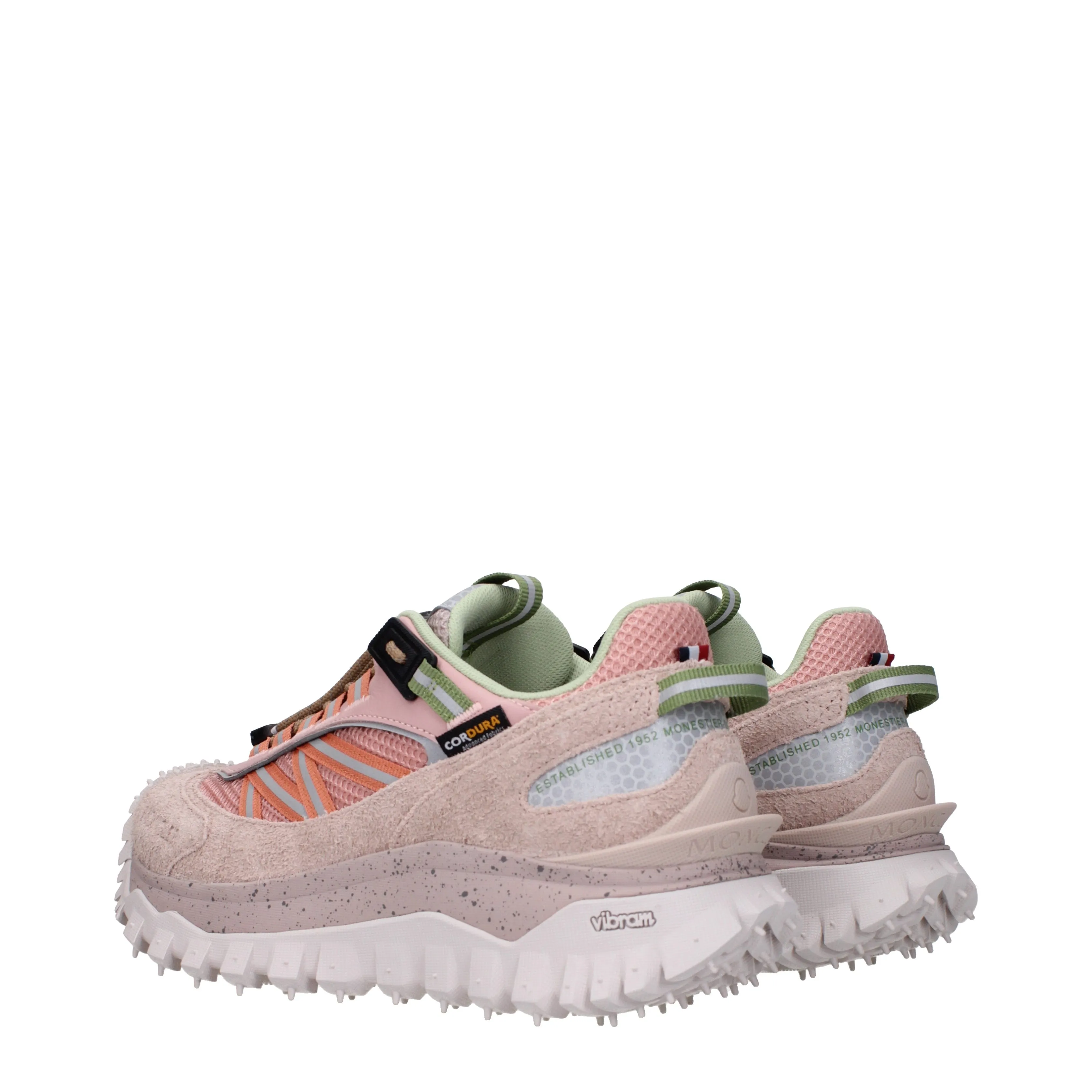 Moncler Sneakers Trailgrip vibram Donna Camoscio Rosa