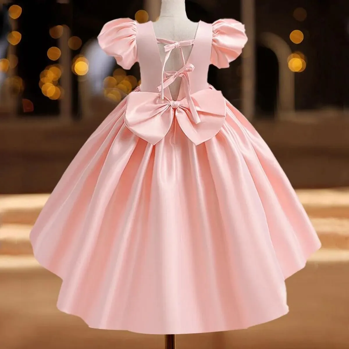 Neonate Trailing Flower Party Tutu Dress Clothes Bambini Matrimonio Compleanno Abbigliamento Bambini Natale Costume da sera Ve