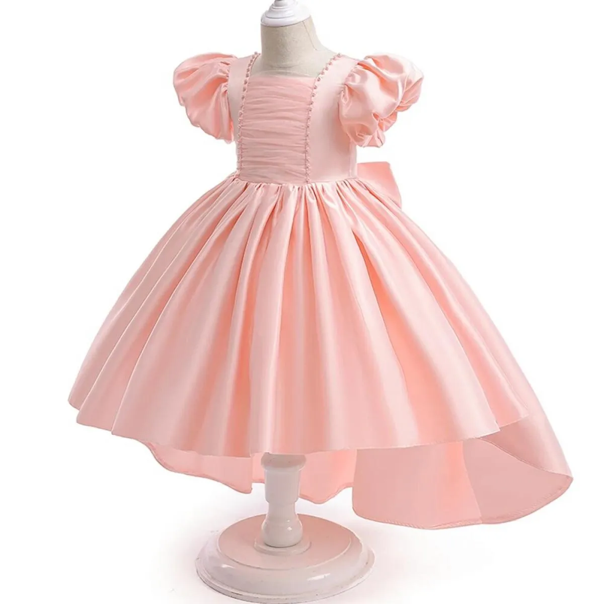 Neonate Trailing Flower Party Tutu Dress Clothes Bambini Matrimonio Compleanno Abbigliamento Bambini Natale Costume da sera Ve