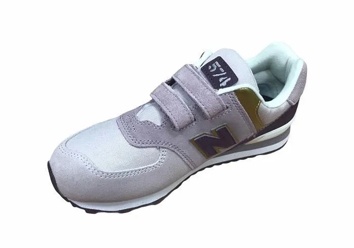 New Balance pink YV574MLG girls' sneakers