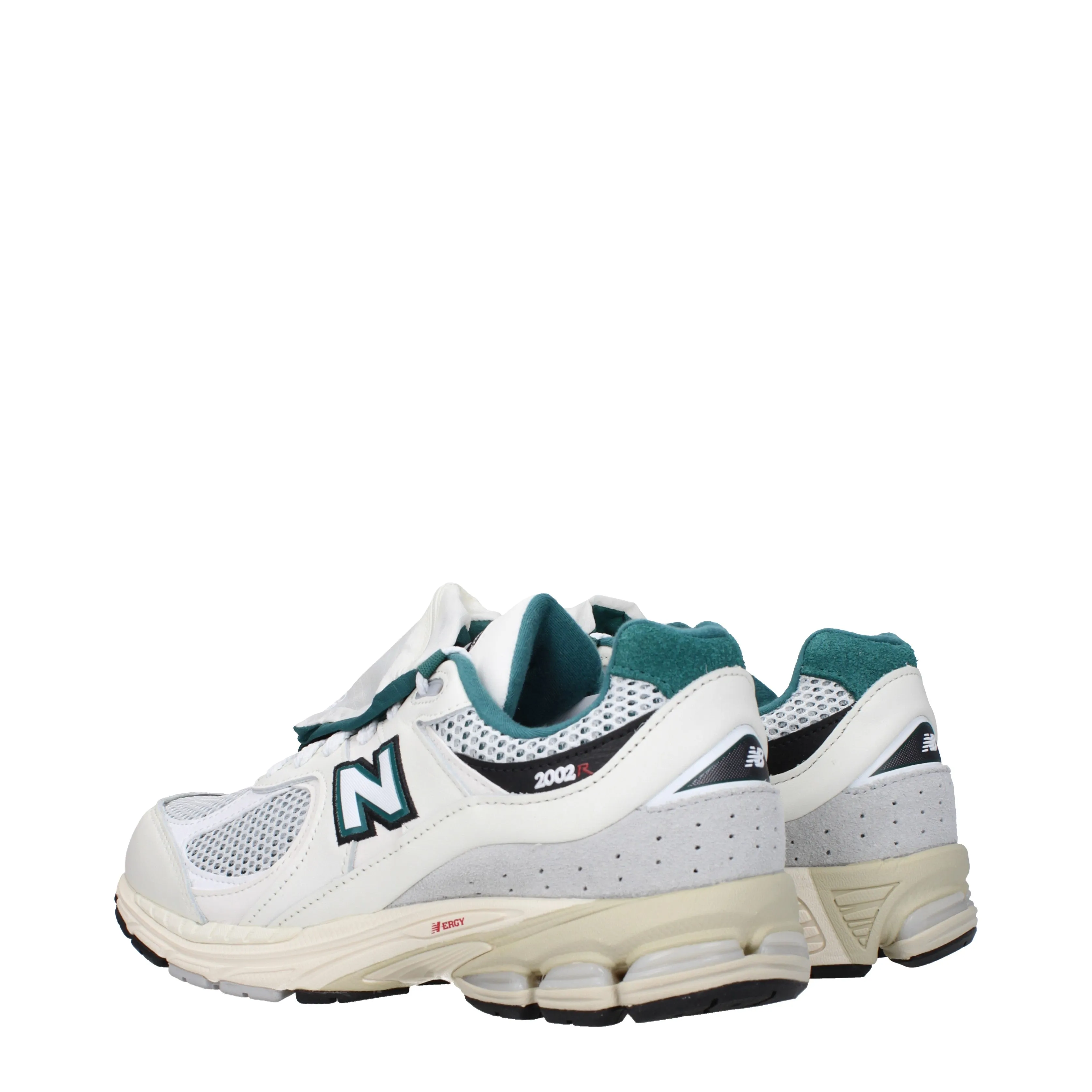 New Balance Sneakers 2002 Uomo Tessuto Bianco/Verde