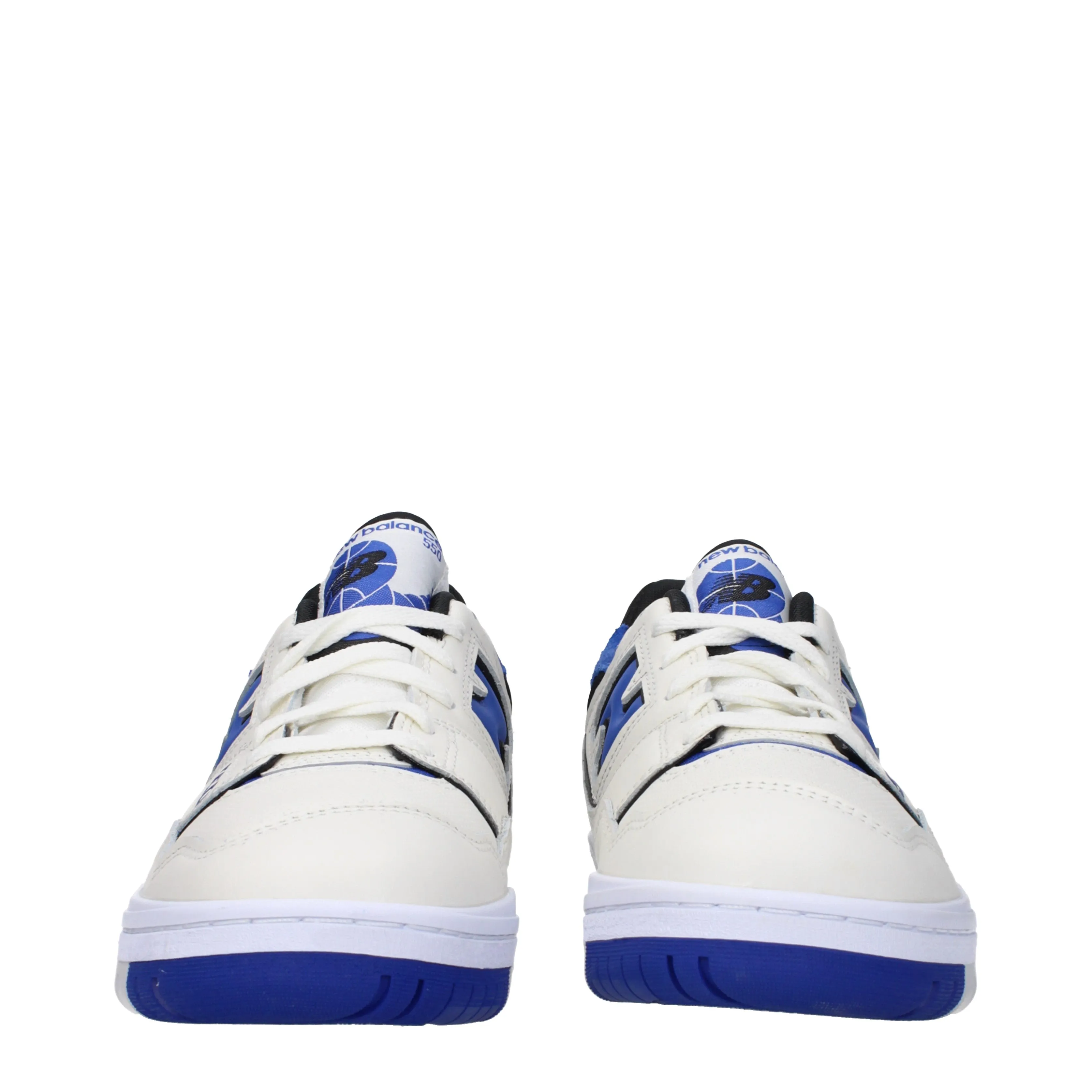 New Balance Sneakers 550 Uomo Pelle Bianco/Blu