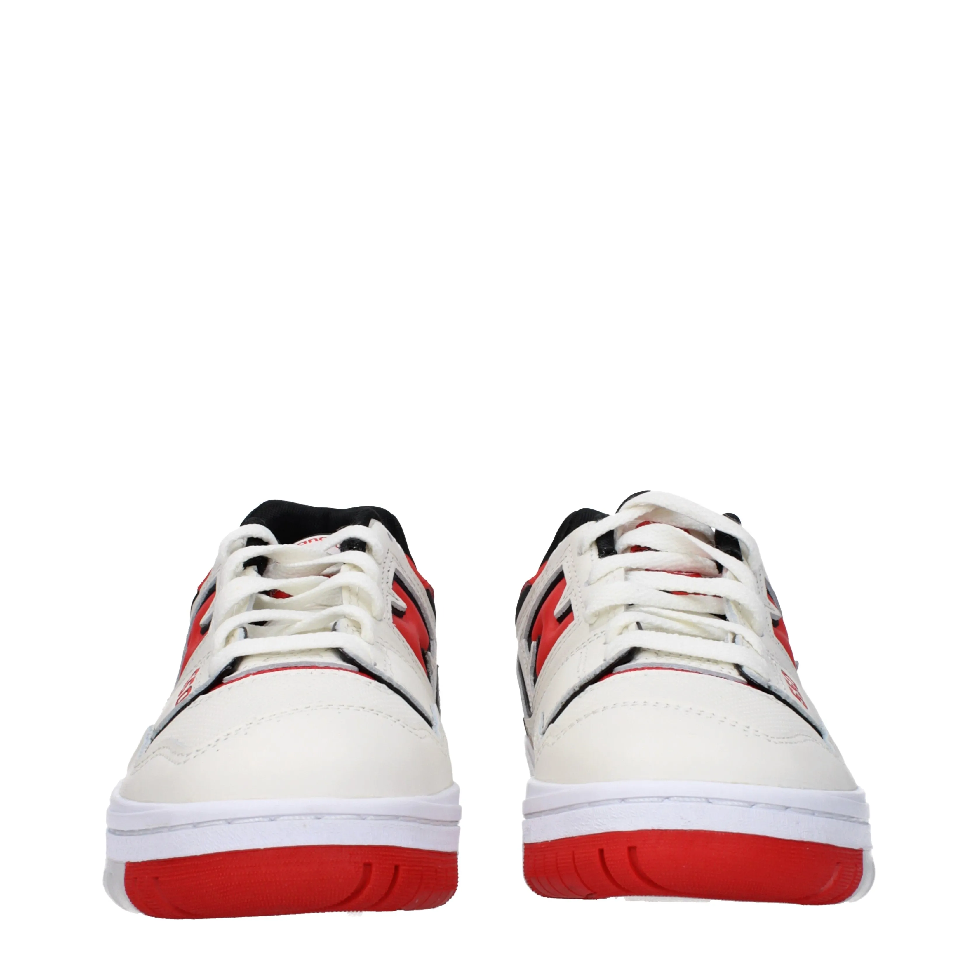 New Balance Sneakers 550 Uomo Pelle Bianco/Rosso