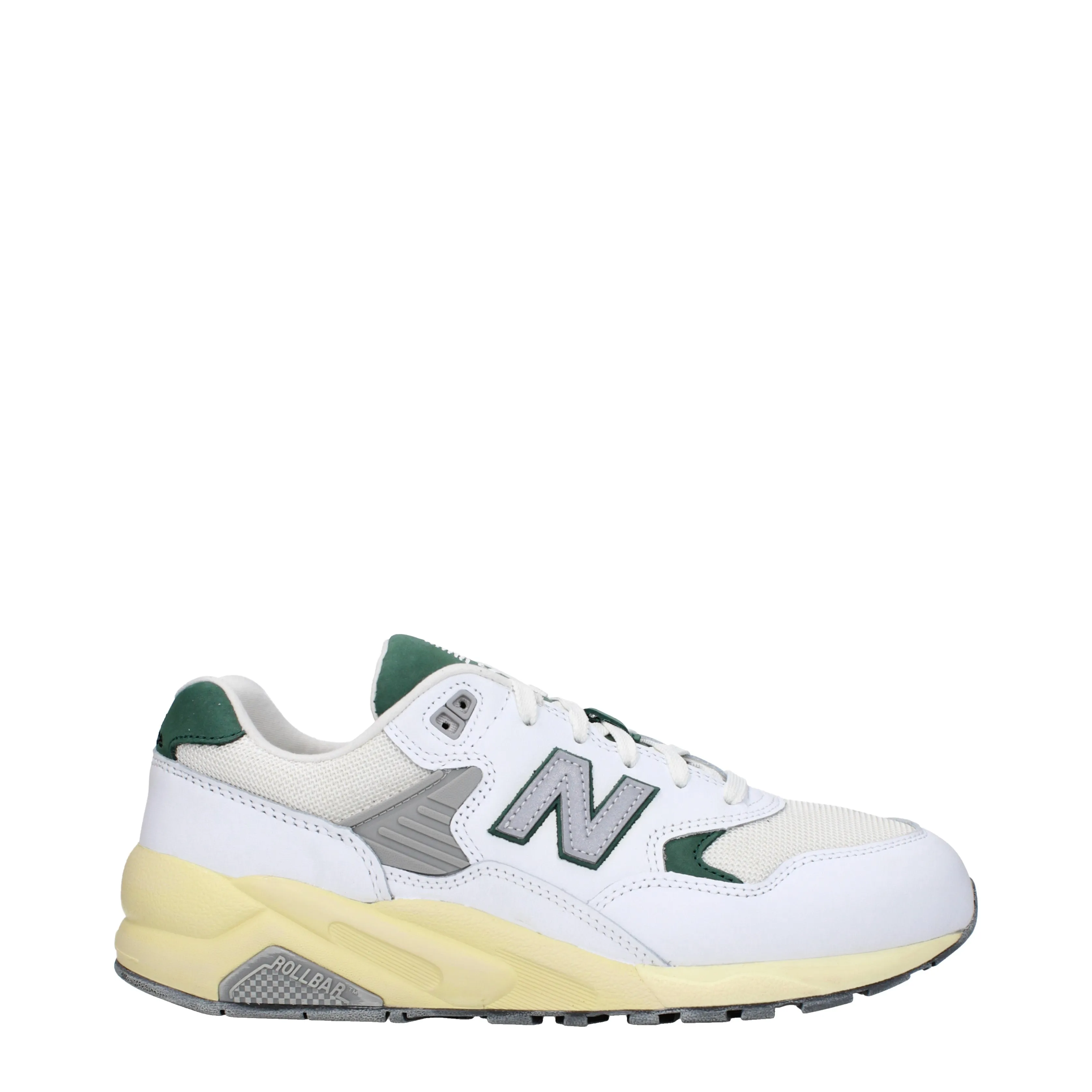 New Balance Sneakers 580 Uomo Pelle Bianco/Verde