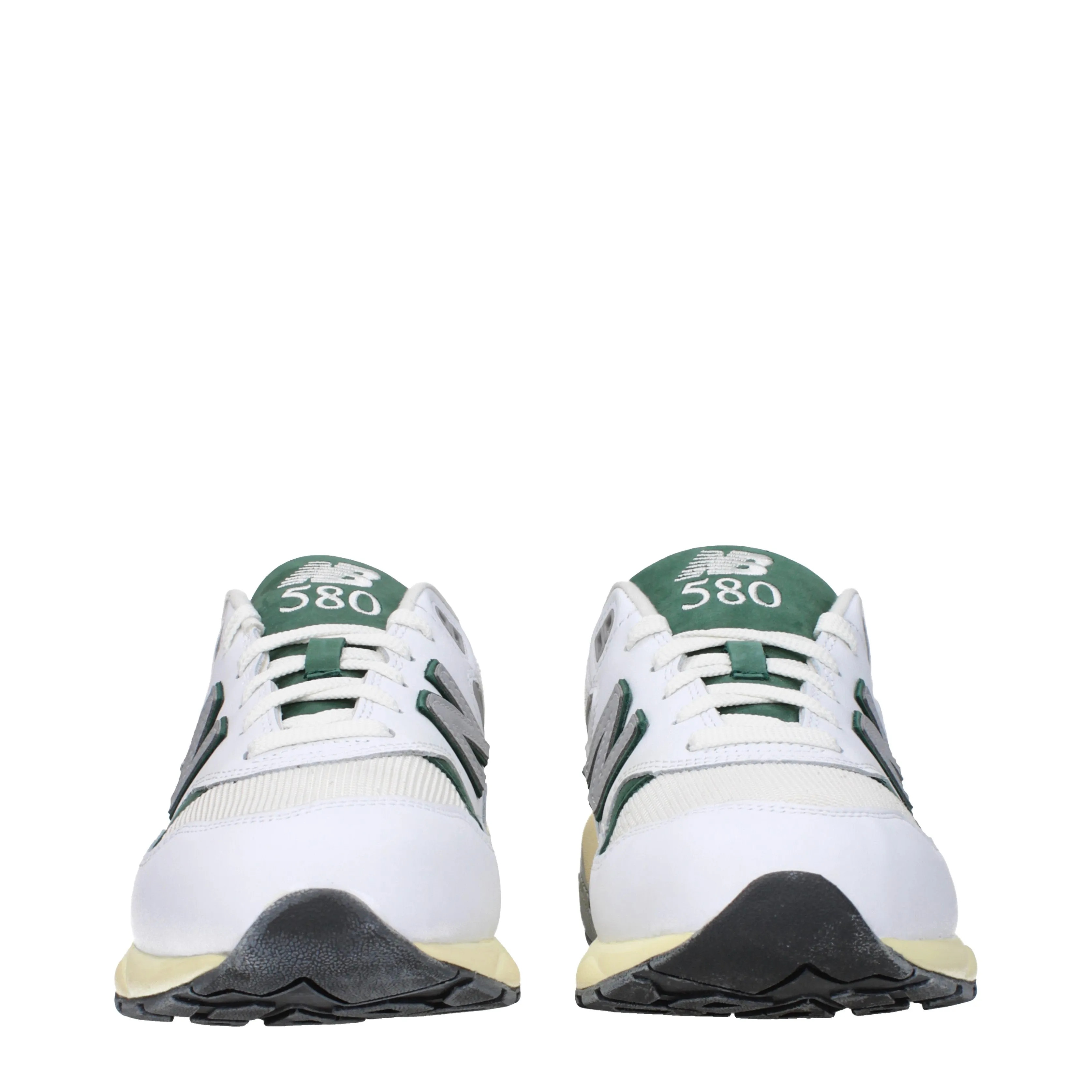 New Balance Sneakers 580 Uomo Pelle Bianco/Verde