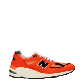 New Balance Sneakers 990 Uomo Camoscio Arancione