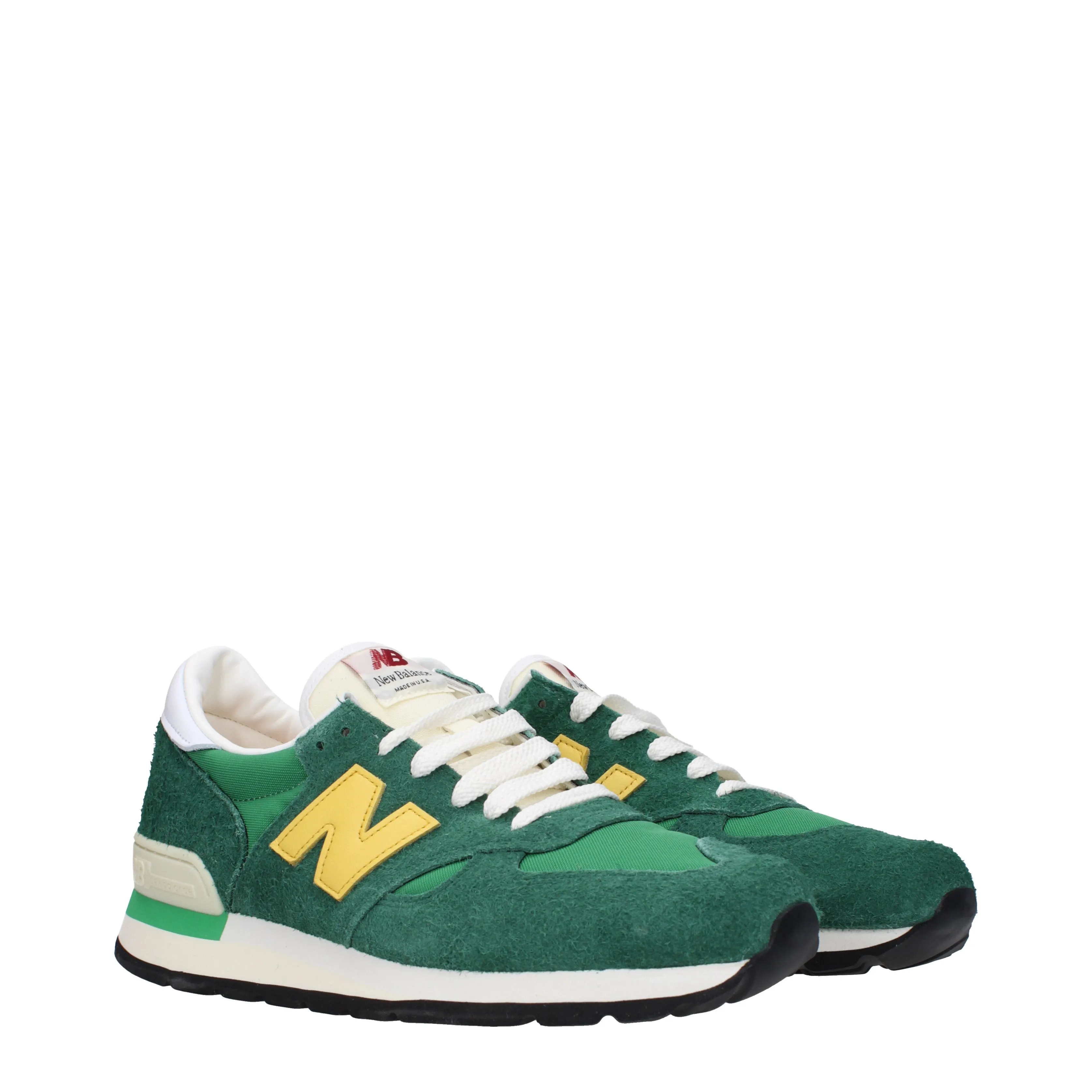 New Balance Sneakers Uomo Camoscio Verde