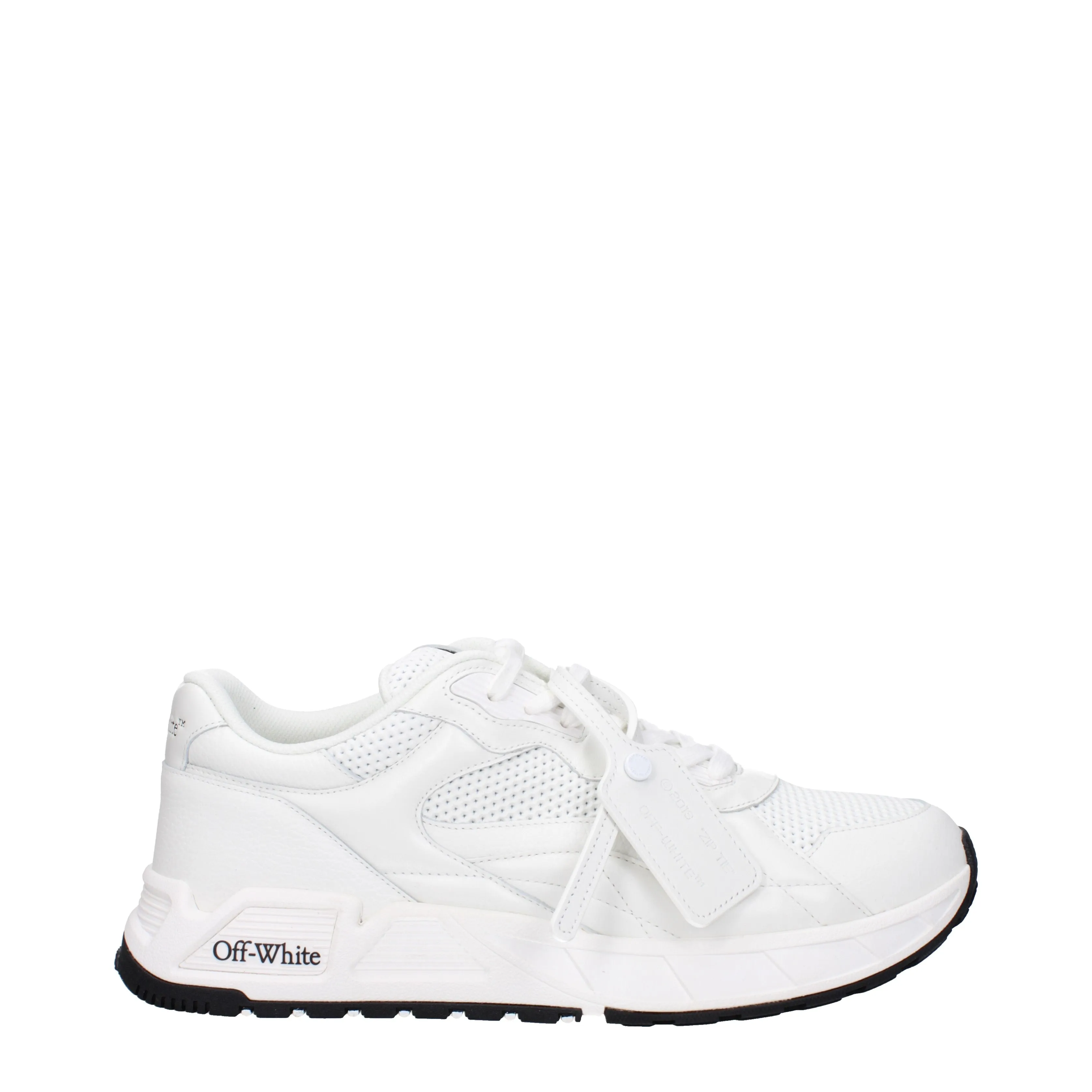 Off-White Sneakers Uomo Tessuto Bianco/Bianco Sporco