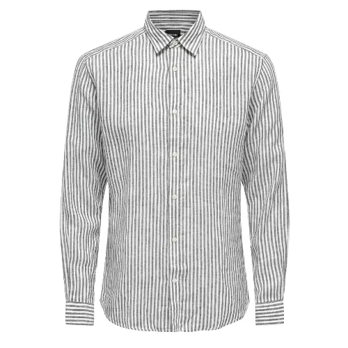 ONLY & SONS KARLO LS LINEN CAMICIA DA UOMO MANICA LUNGA 22020244