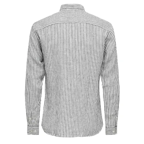 ONLY & SONS KARLO LS LINEN CAMICIA DA UOMO MANICA LUNGA 22020244