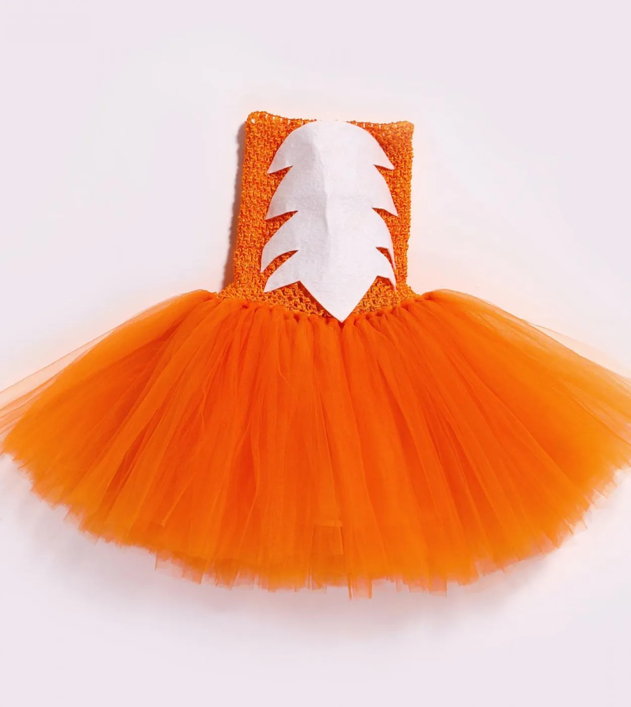 Orange Fox Costume di Halloween per ragazze Animal Zoo Cosplay Dress For Kids Compleanno Tutu Outfit Toddler Baby Girl Tulle Cl