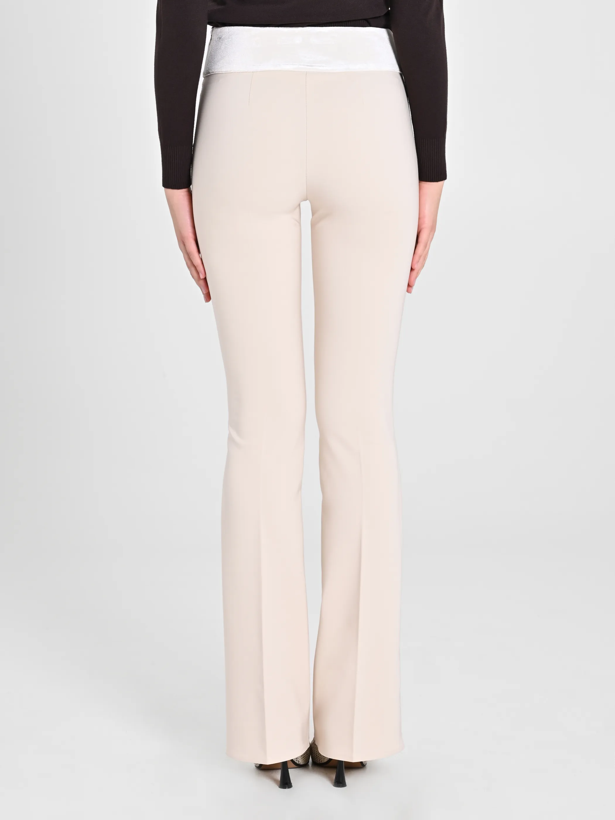      Pantaloni Tuxedo Beige     