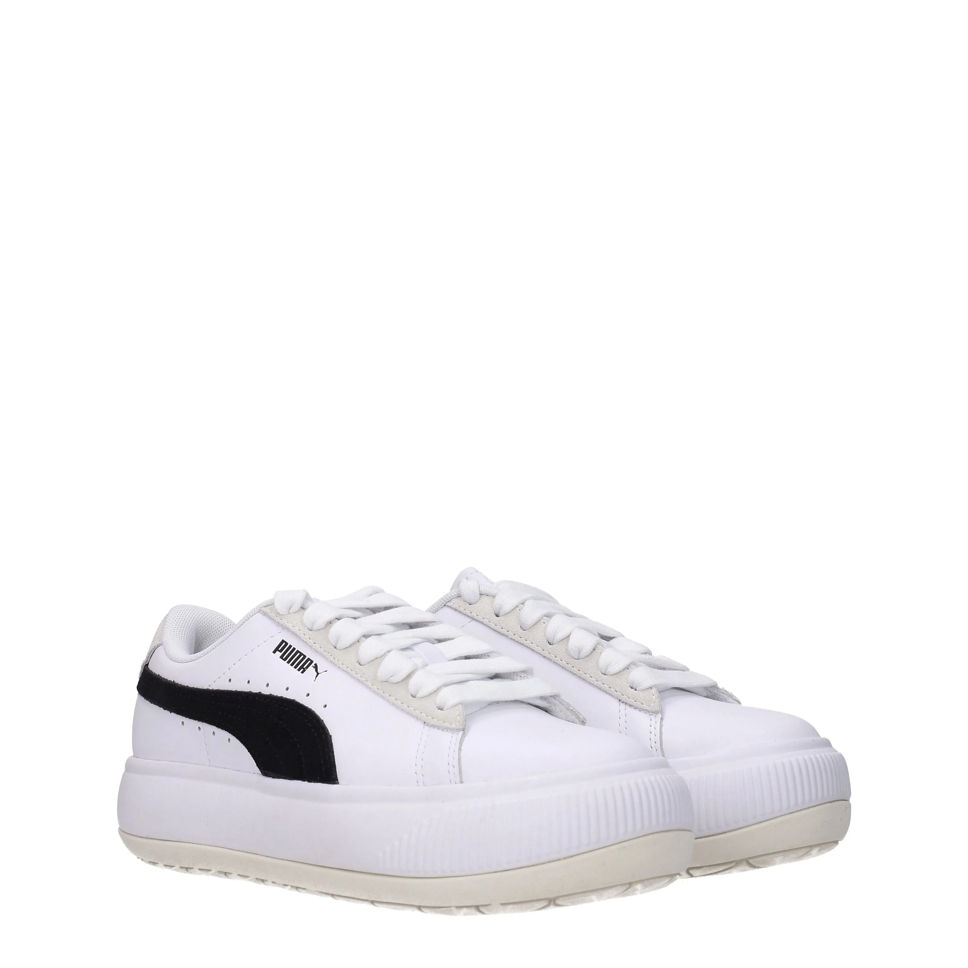 Puma Sneakers Suede mayu Donna Pelle Bianco/Nero