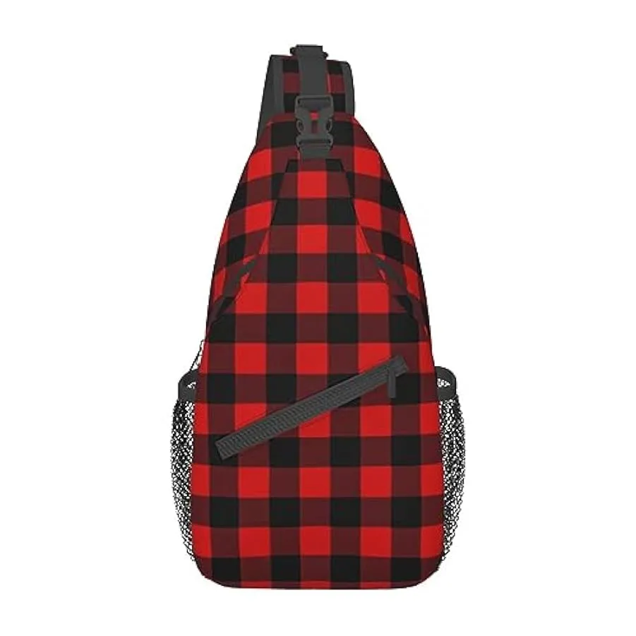 Regalo di Natale renna stampata croce petto borsa viaggio escursionismo Daypack Mini borsa a tracolla per uomo donna 235640498