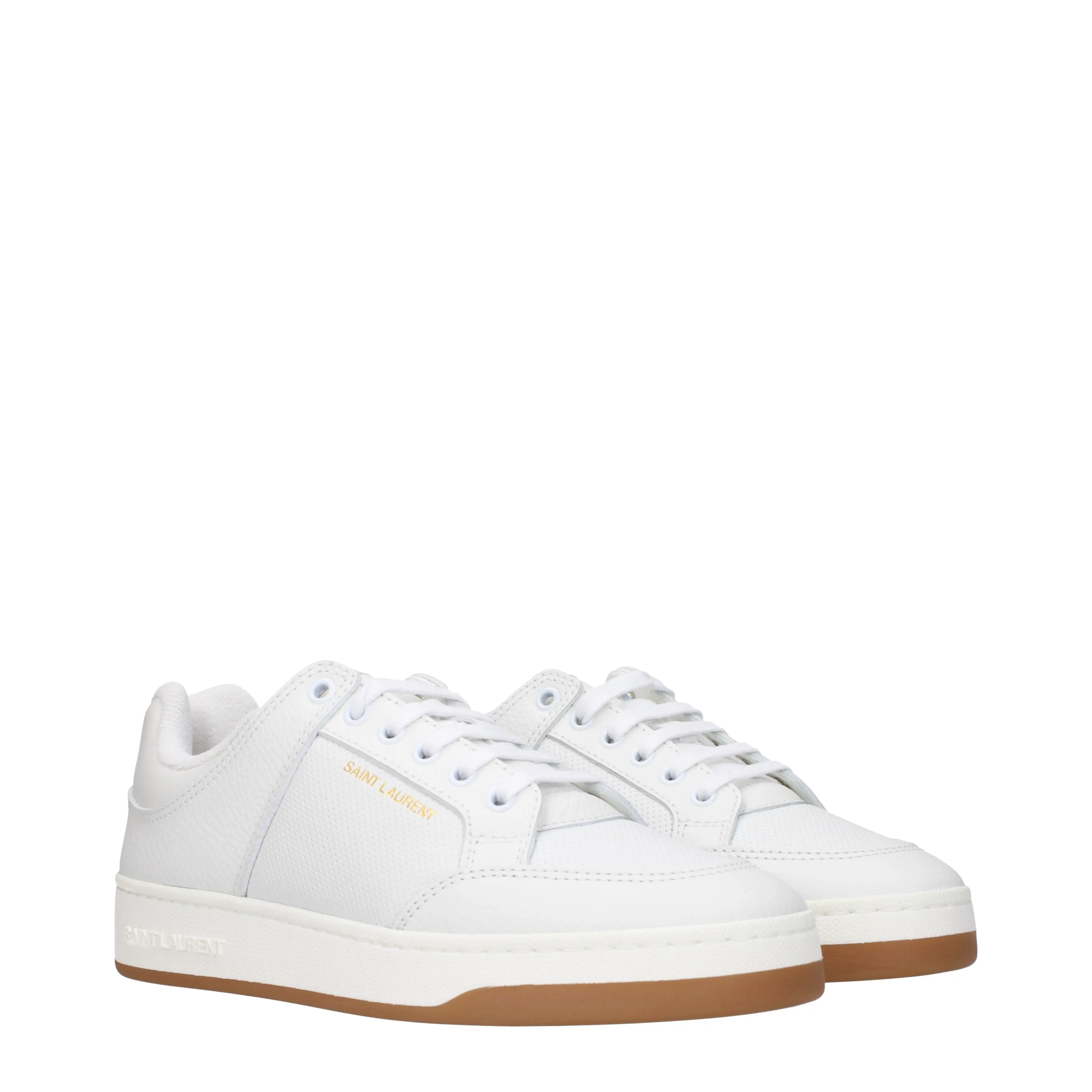 Saint Laurent Sneakers Sl 61 Donna Pelle Bianco/Bianco Ottico