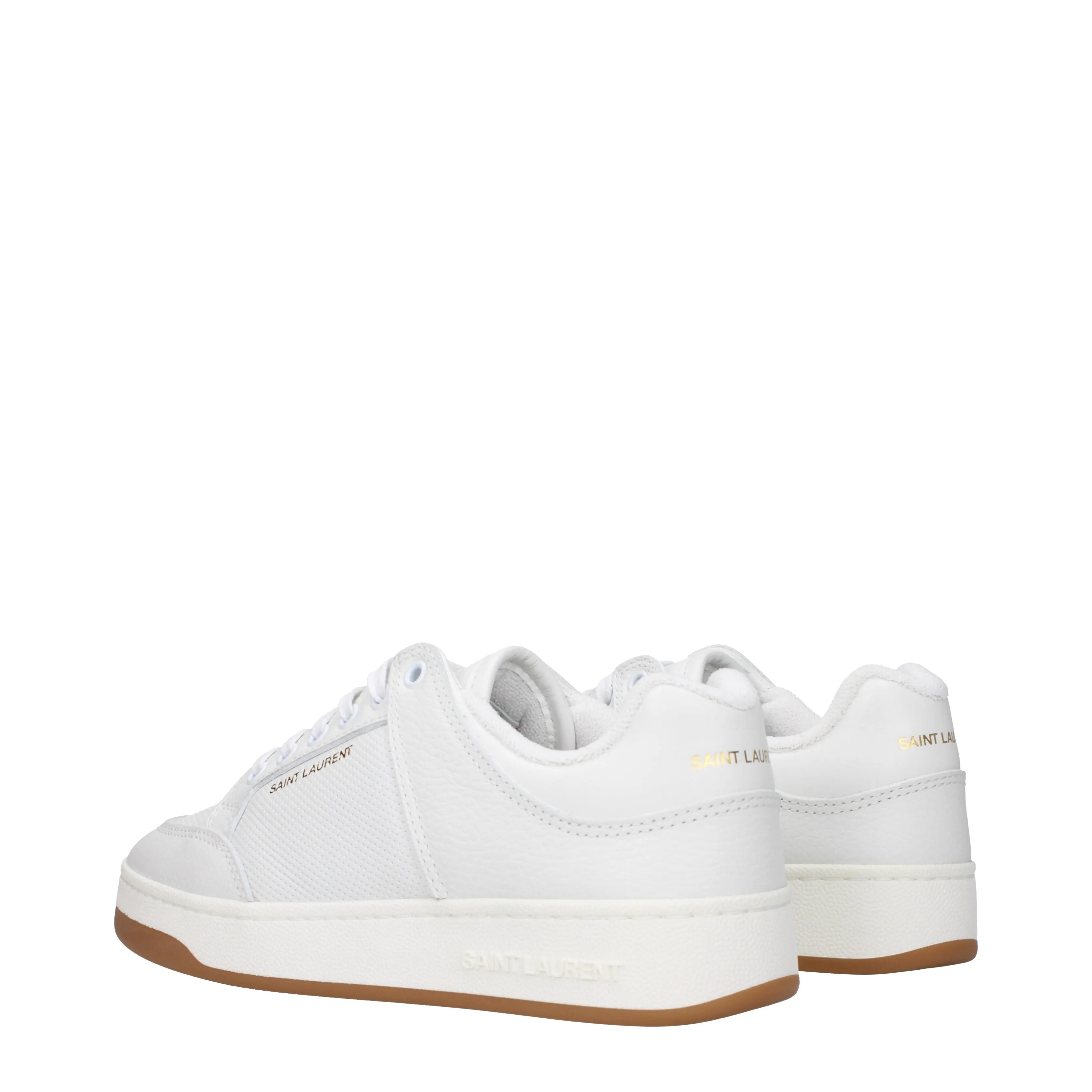 Saint Laurent Sneakers Sl 61 Donna Pelle Bianco/Bianco Ottico