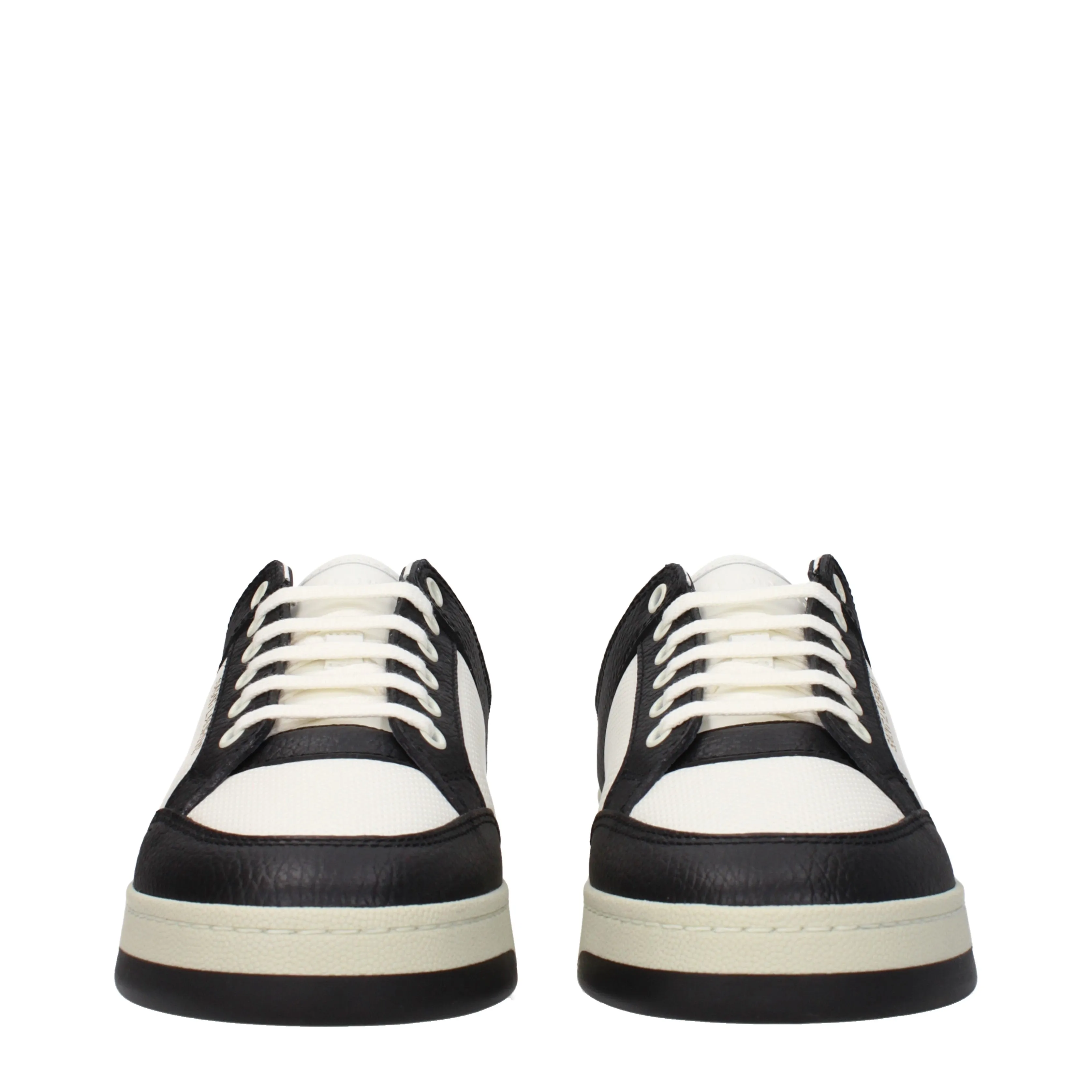 Saint Laurent Sneakers Uomo Pelle Bianco/Nero