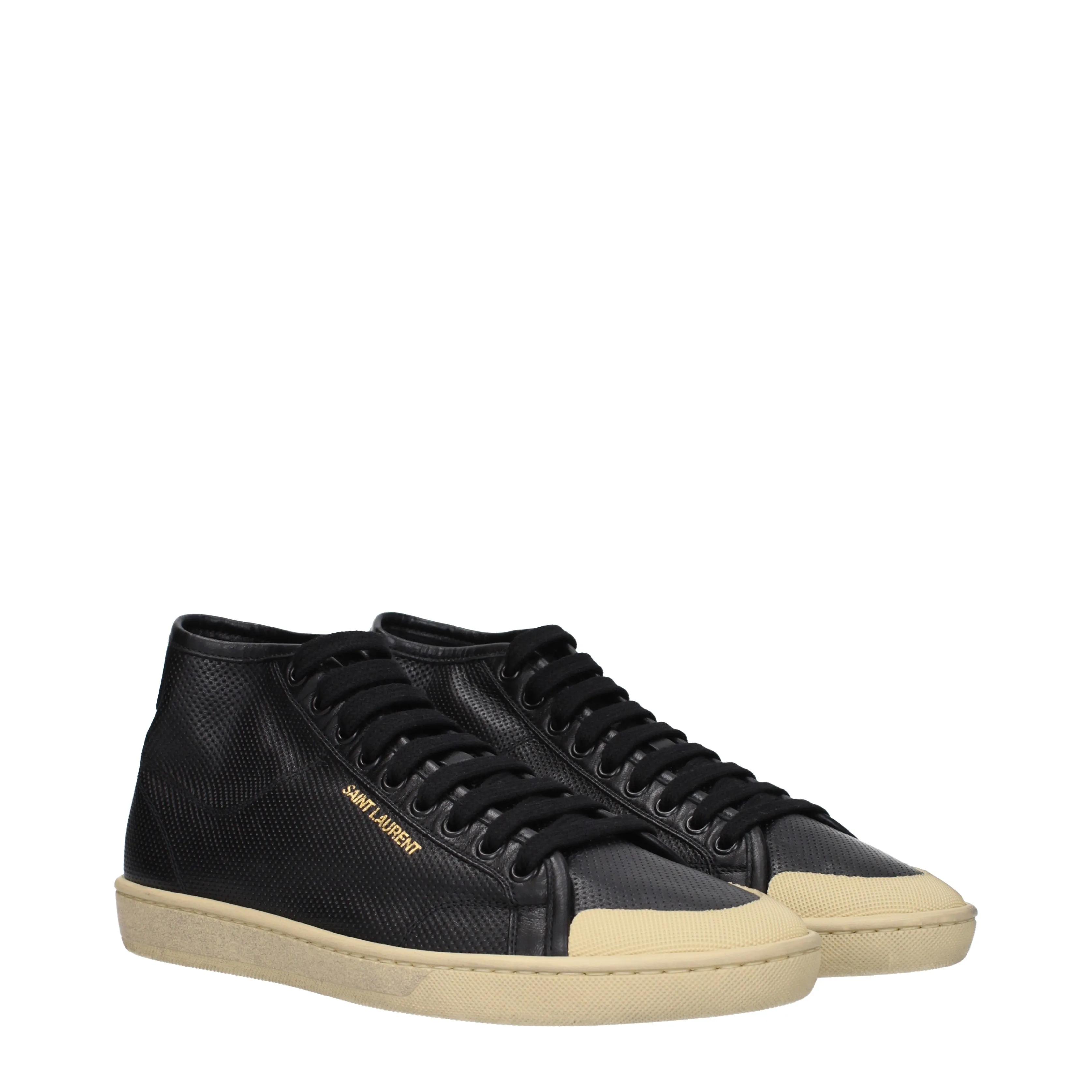 Saint Laurent Sneakers Uomo Pelle Nero