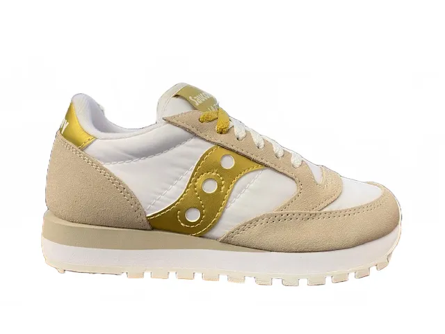 Saucony Originals scarpa sneakers da donna Jazz Original S1044-611 bianco-oro