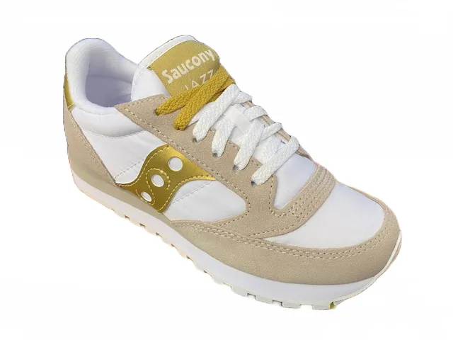 Saucony Originals scarpa sneakers da donna Jazz Original S1044-611 bianco-oro