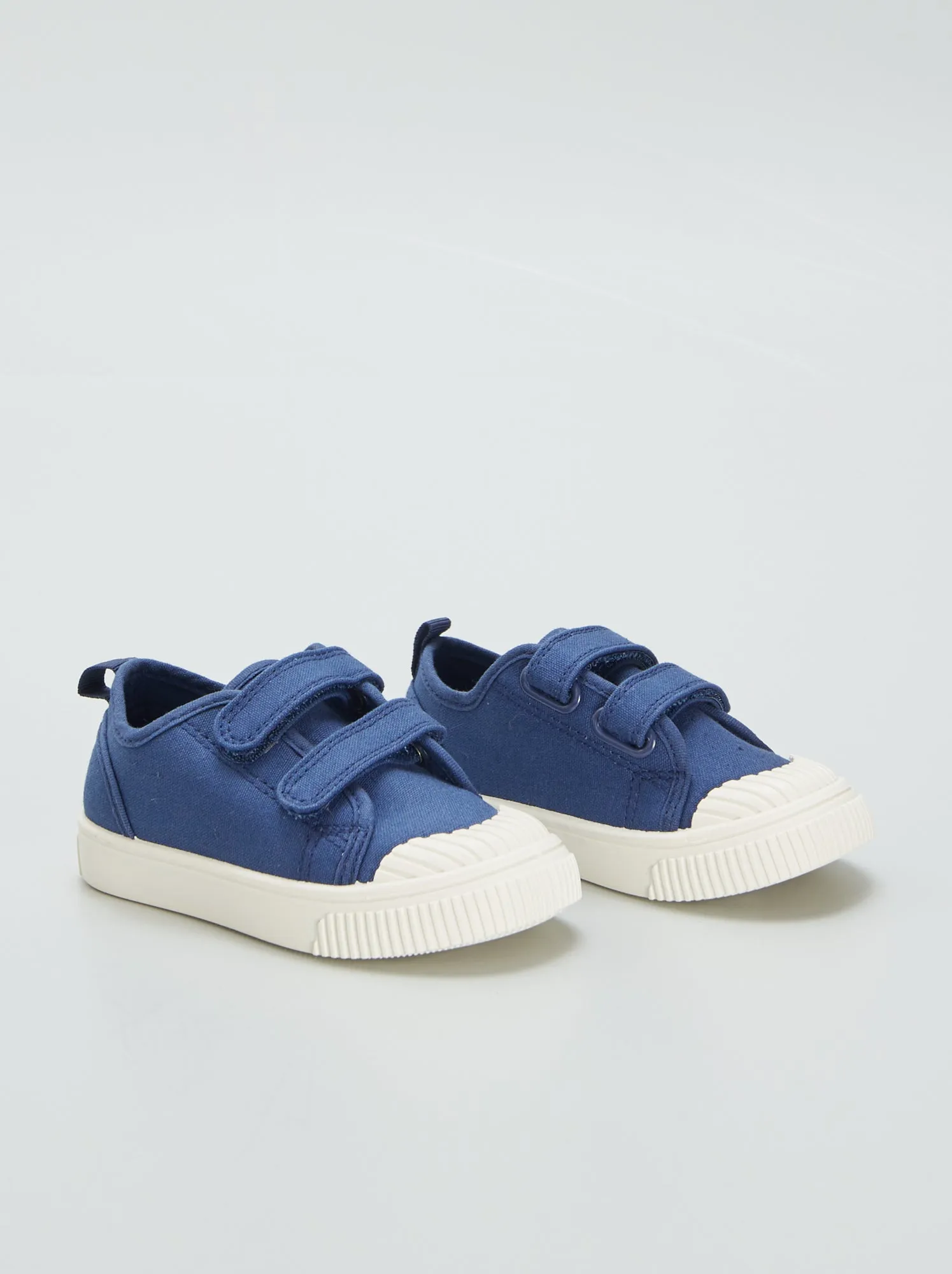 Sneakers basse in tela - BLU