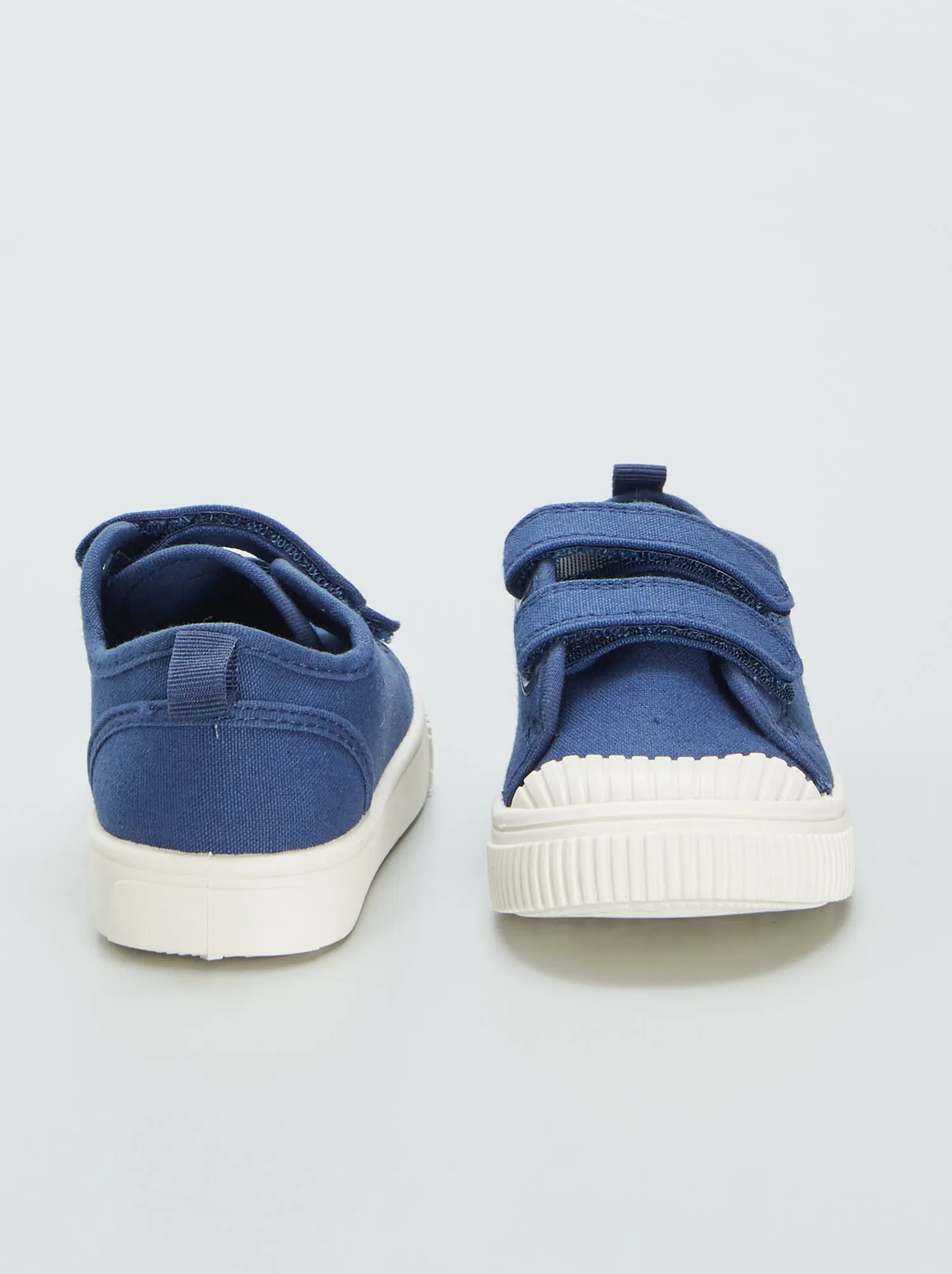 Sneakers basse in tela - BLU