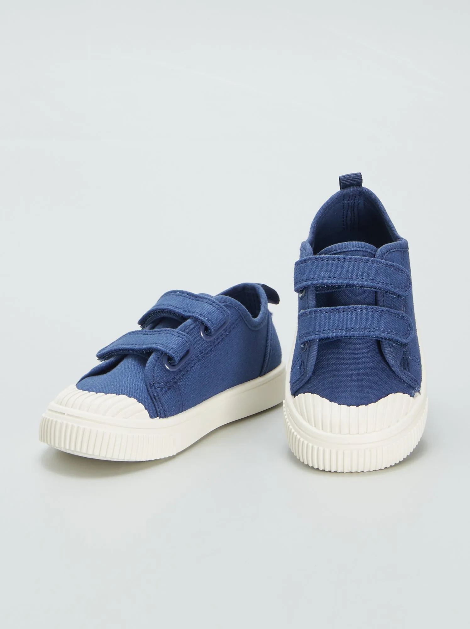 Sneakers basse in tela - BLU