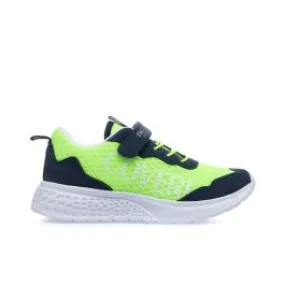 Sneakers blu junior bicolor in tessuto