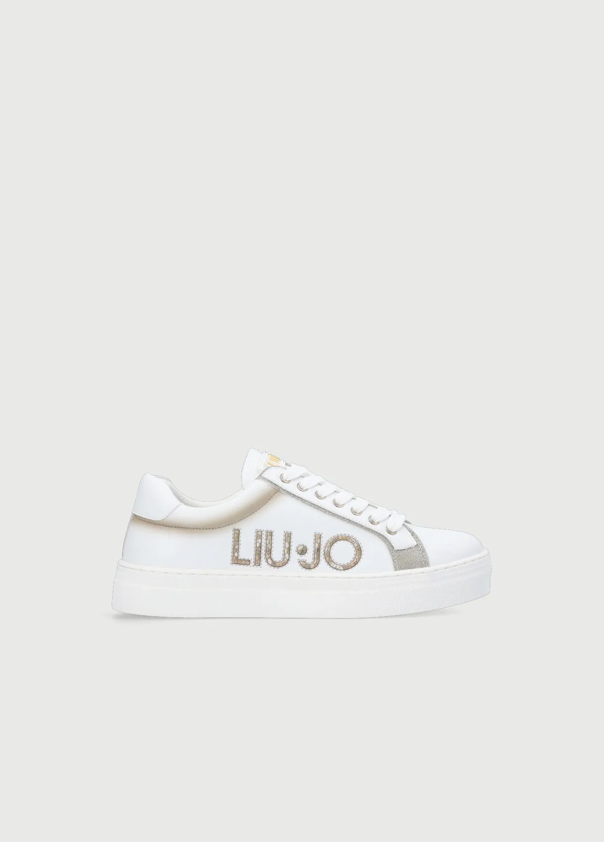 Sneakers con maxi logo